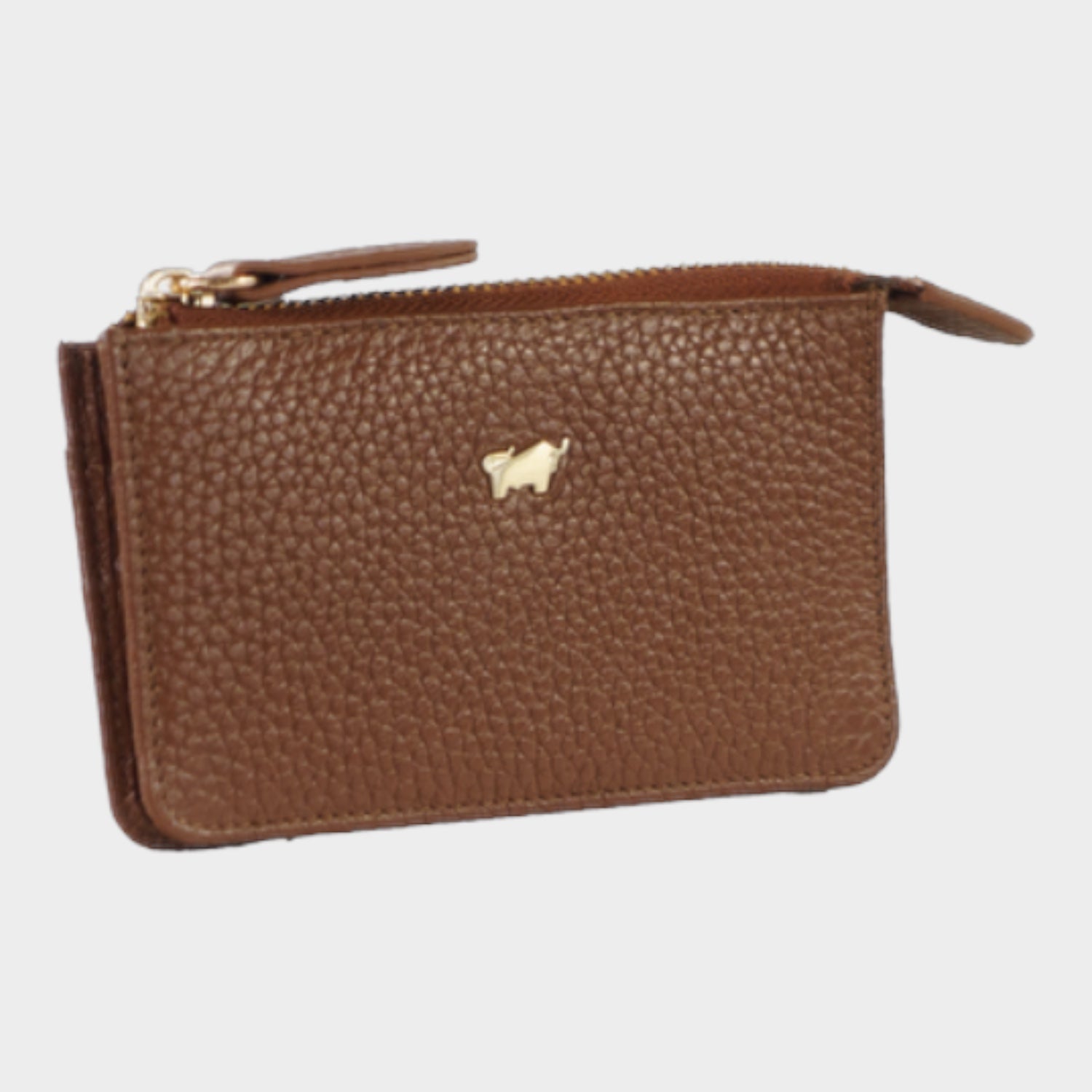 Schrägansicht ASTI Schlüsseletui saddle brown