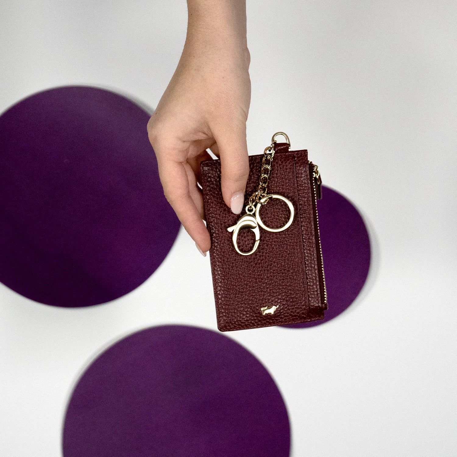 Keyfeature-1 ASTI Geldbörse XS 4CS port wine