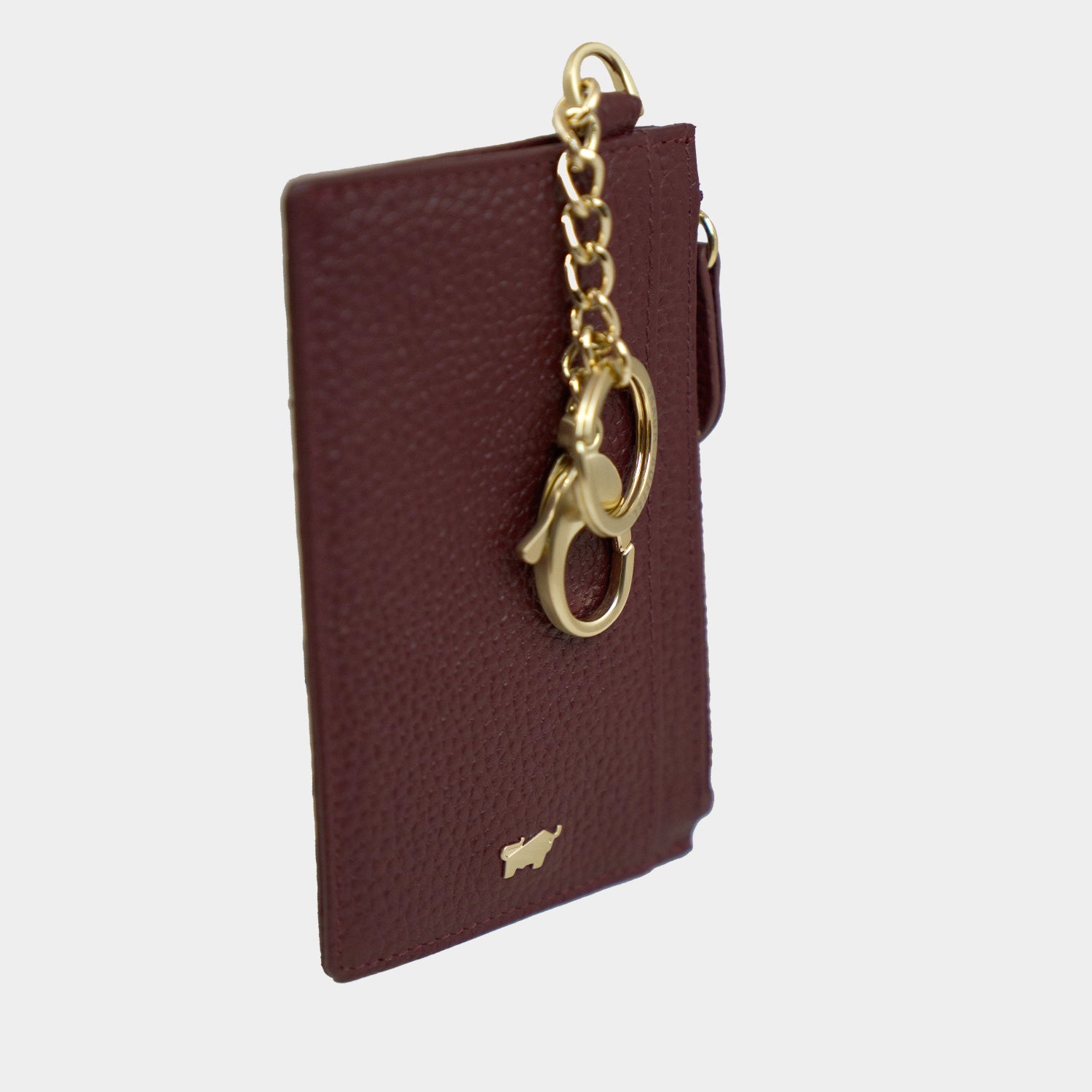Schrägansicht ASTI Geldbörse XS 4CS port wine