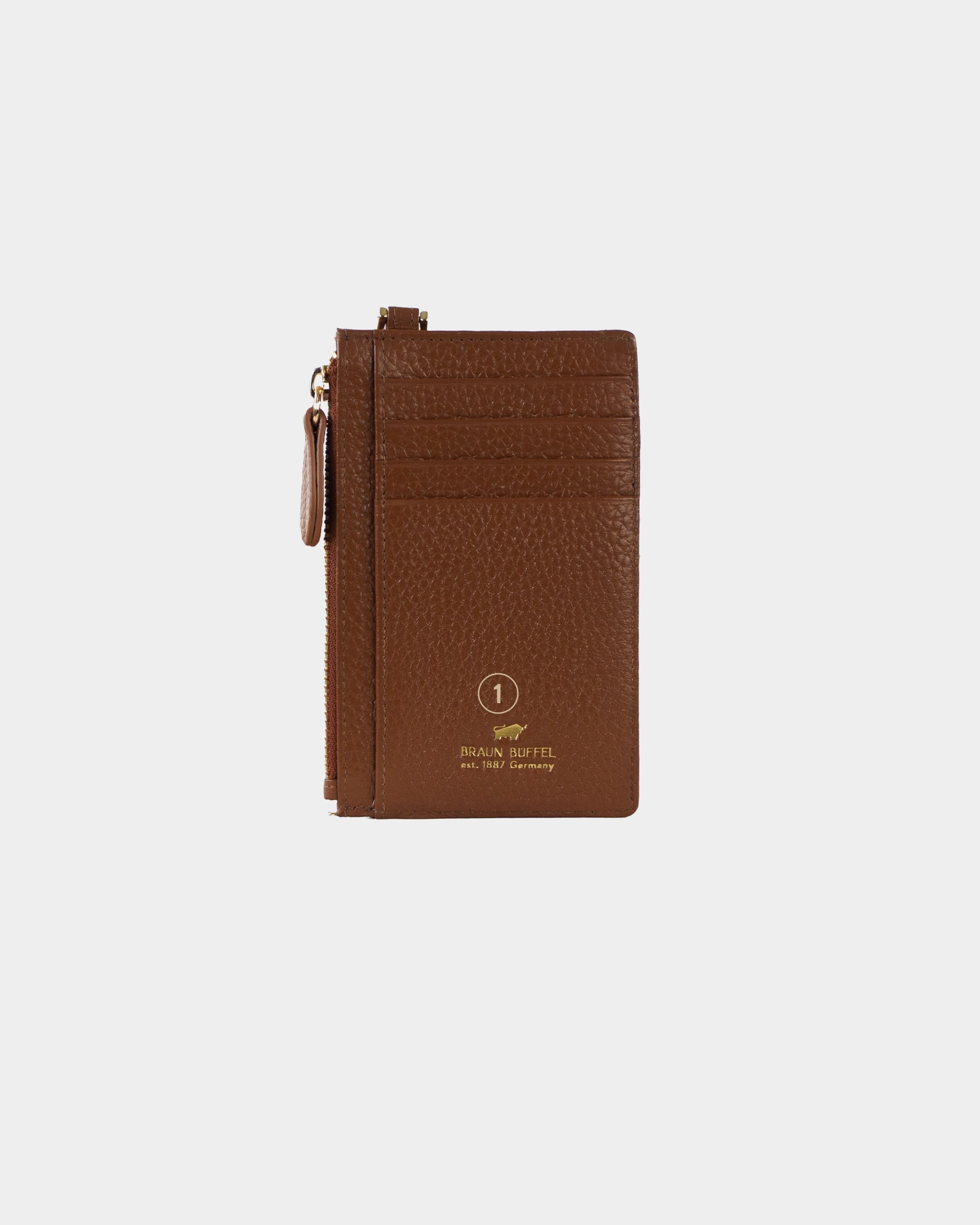 Personalisierung ASTI Geldbörse XS 4CS saddle brown