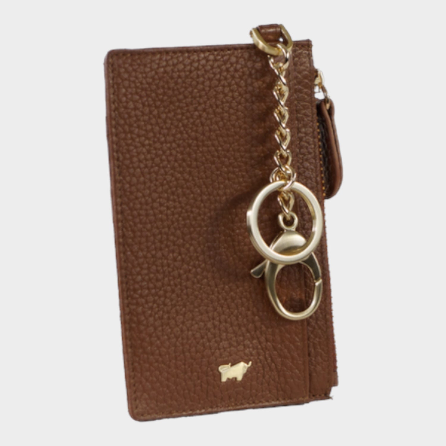 Frontansicht ASTI Geldbörse XS 4CS saddle brown