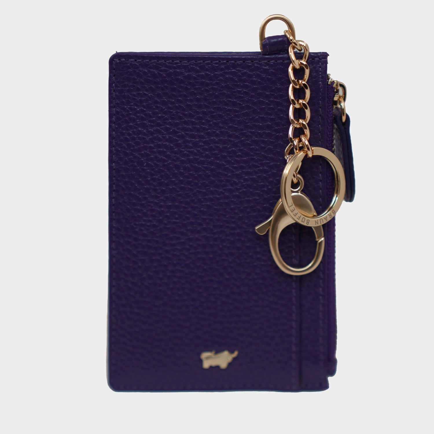 Frontansicht ASTI Geldbörse XS 4CS dark violet