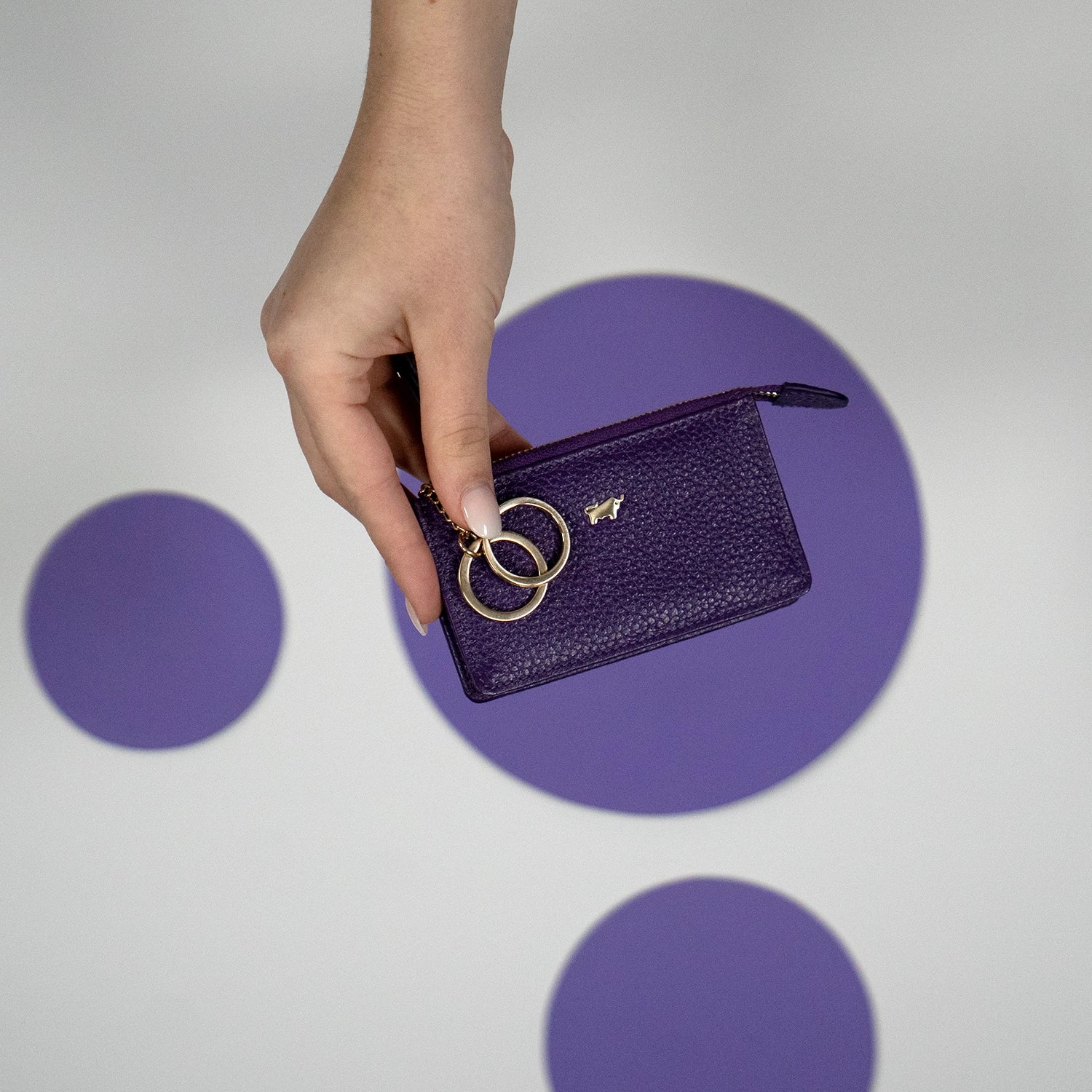 Keyfeature-1 ASTI Geldbörse XS 4CS dark violet