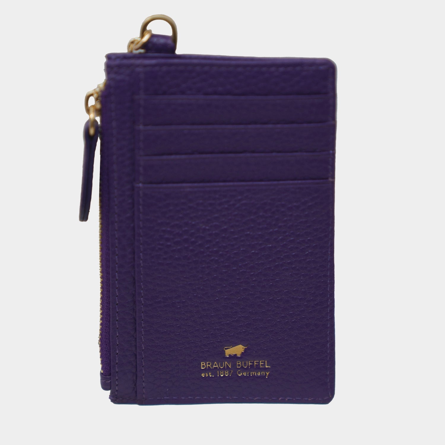 Rückansicht ASTI Geldbörse XS 4CS dark violet
