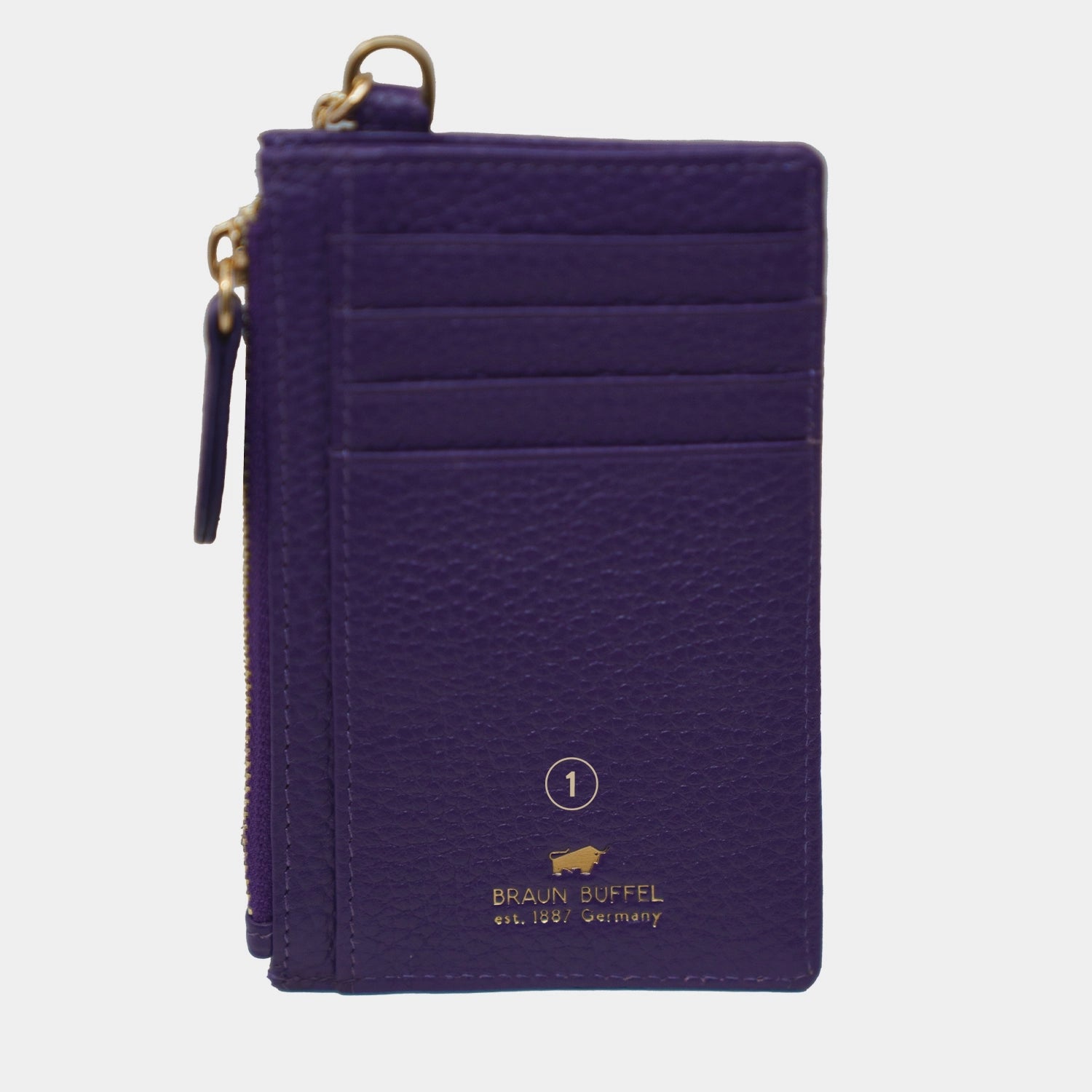 Personalisierungsbild ASTI Geldbörse XS 4CS dark violet