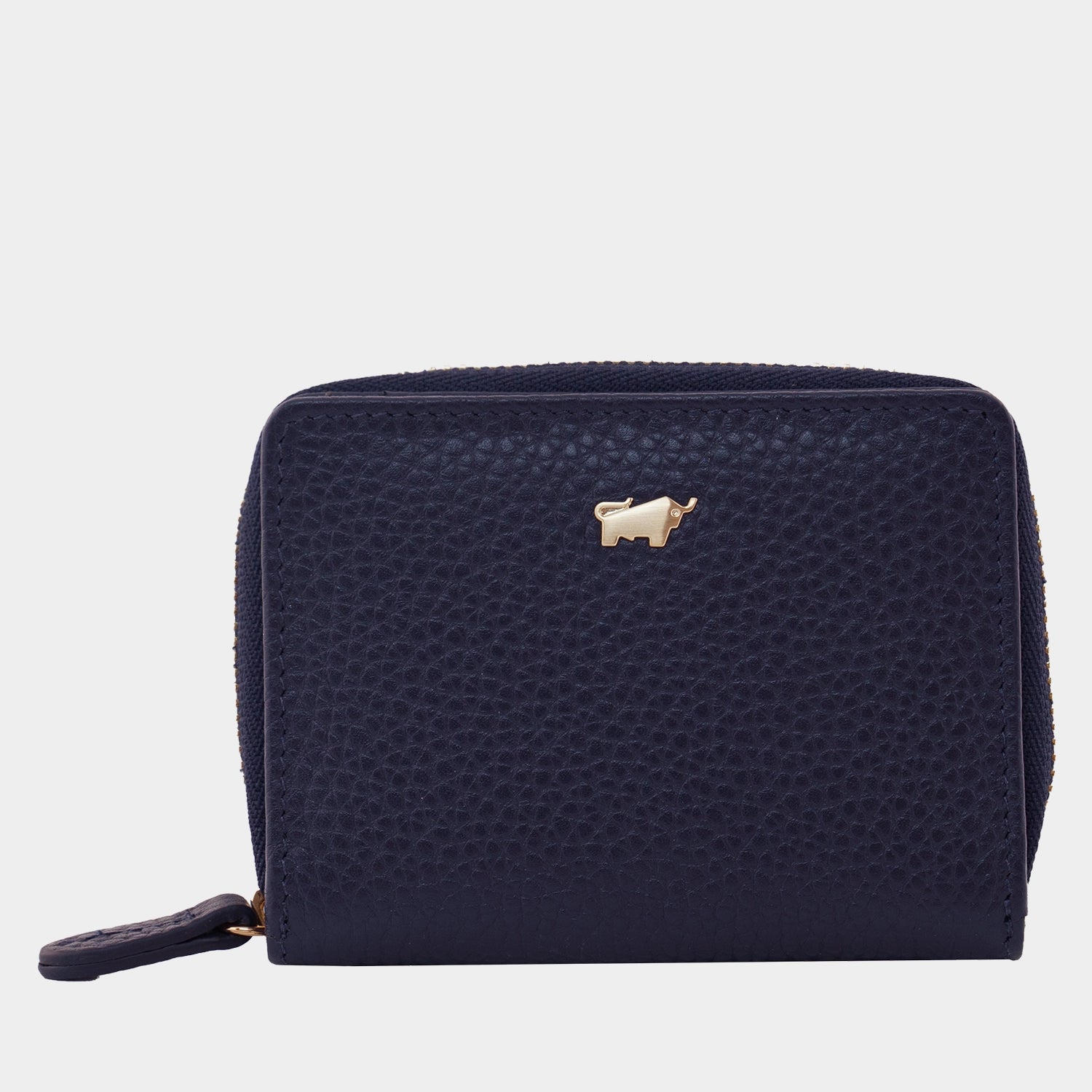 ASTI Mini Zip Wallet 5CS navy | BRAUN BÜFFEL