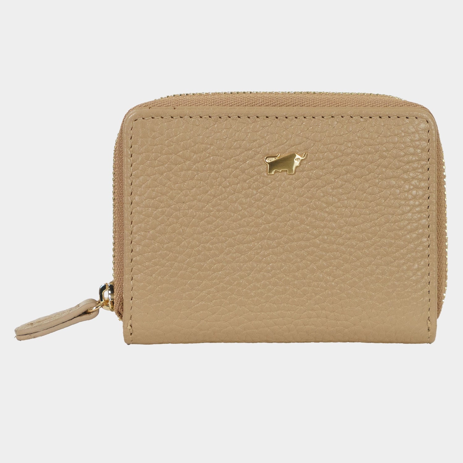 Frontansicht ASTI Mini RV-Geldbörse 5CS caramel