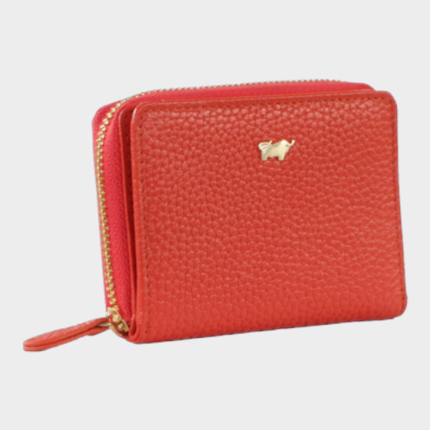 Schrägansicht ASTI Mini RV-Geldbörse 5CS rich red