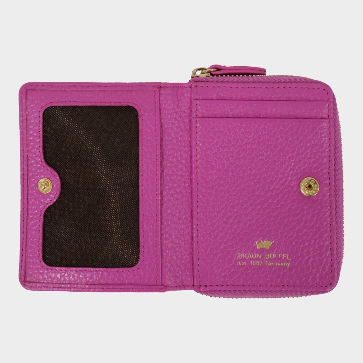 Innenansicht ASTI Mini RV-Geldbörse 5CS fuchsia