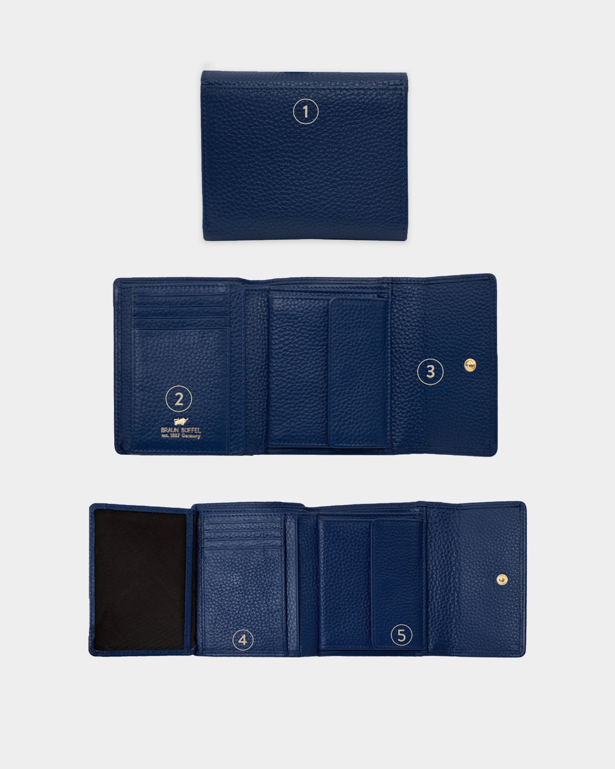 Personalisierungsbild ASTI Geldbörse M 8CS navy