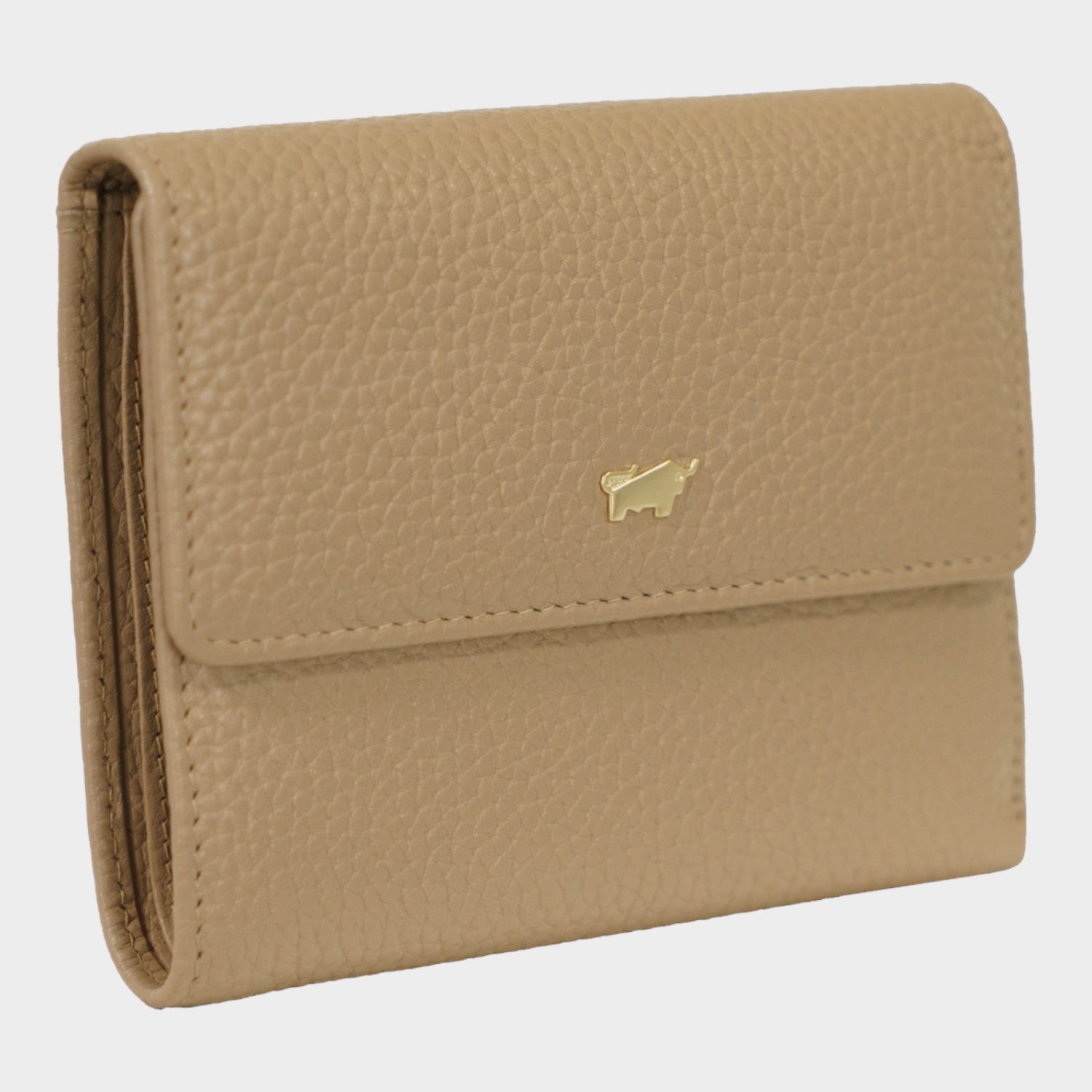 Schrägansicht ASTI Geldbörse M 8CS caramel