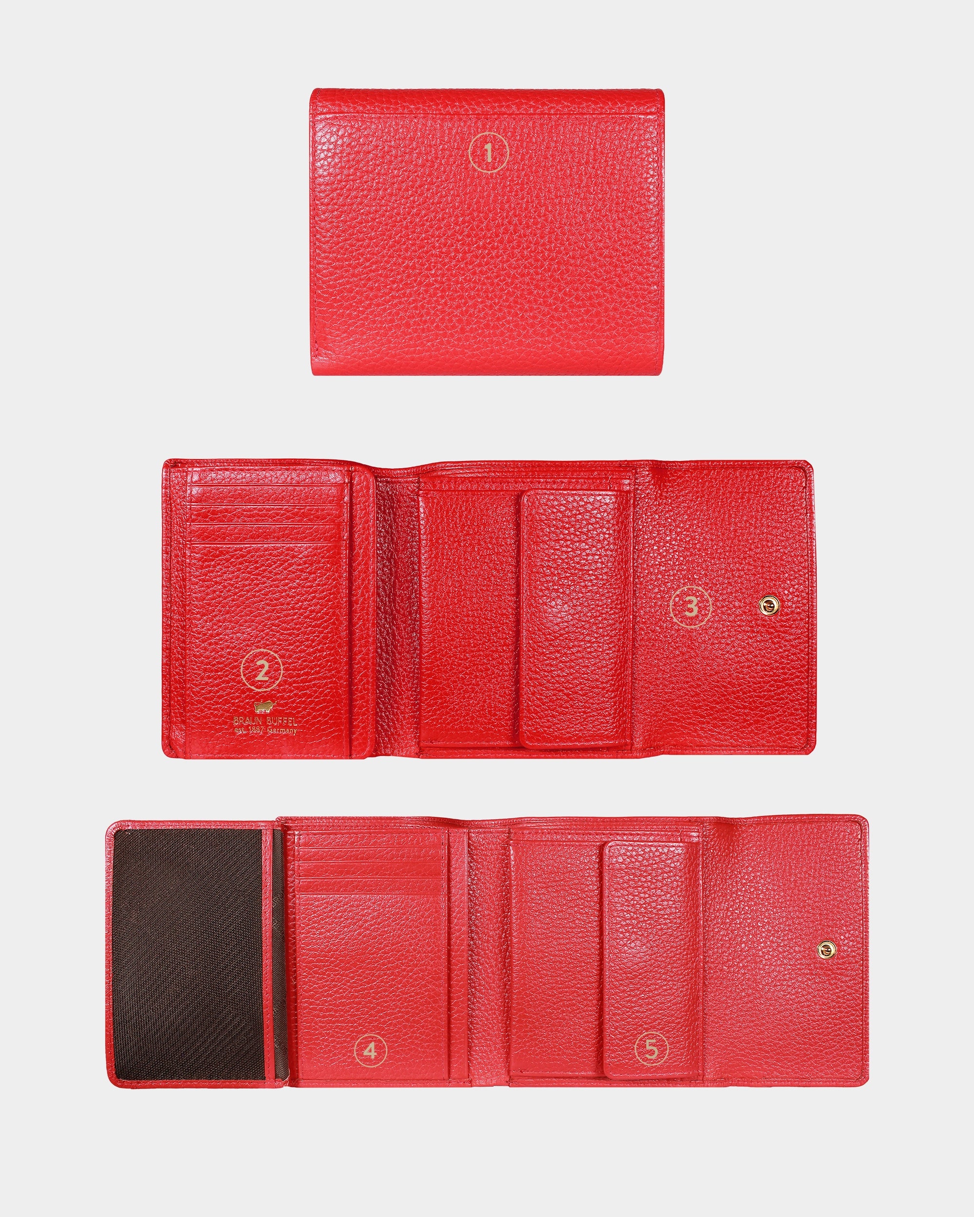 Personalisierungsbild ASTI Geldbörse M 8CS rot