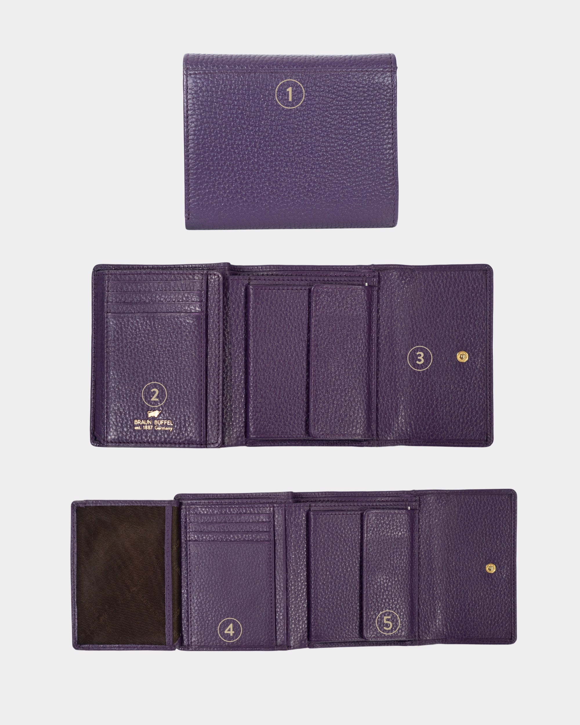 ASTI Geldbörse M 8CS mystery violet