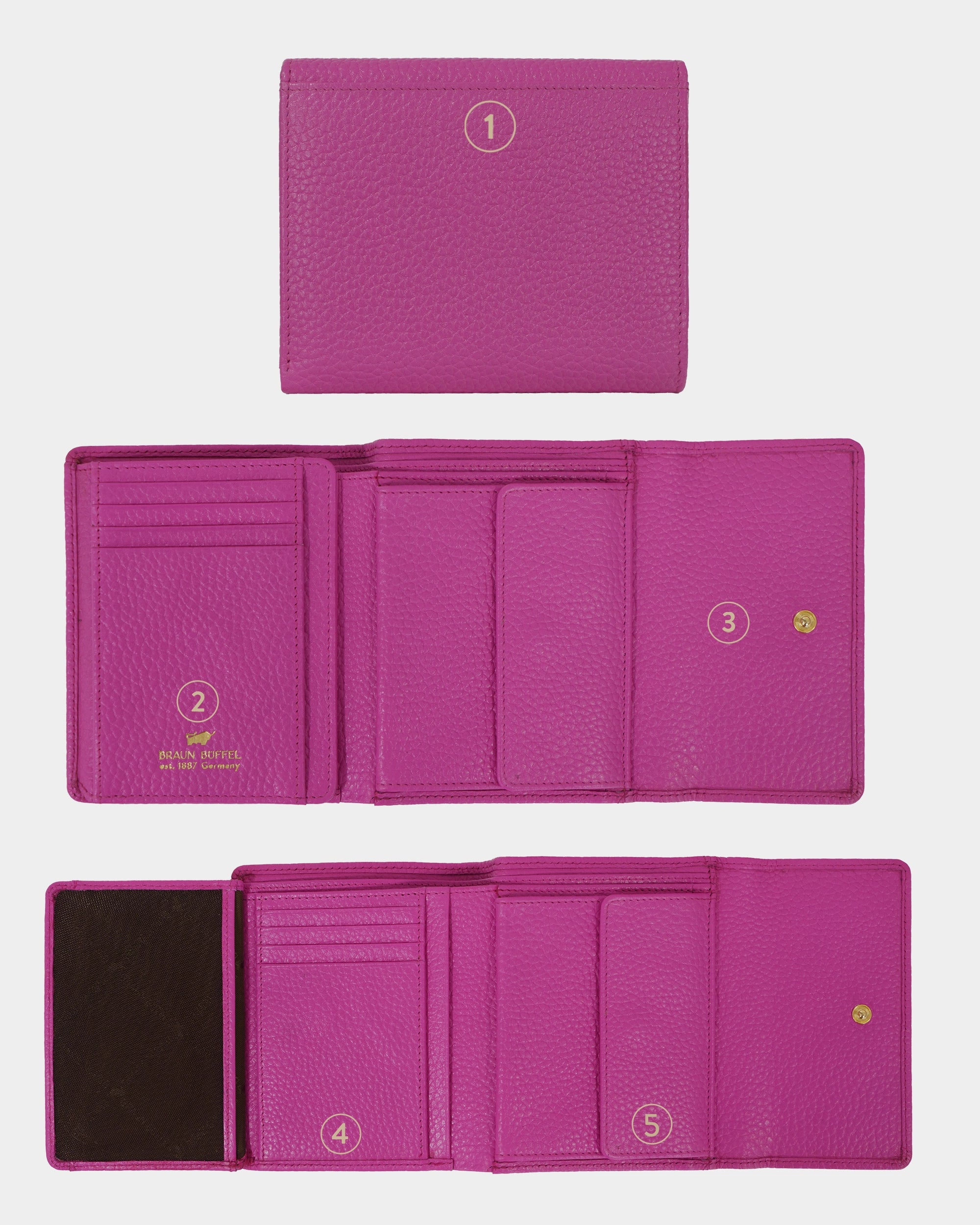 Personalisierungsbild ASTI Geldbörse M 8CS fuchsia