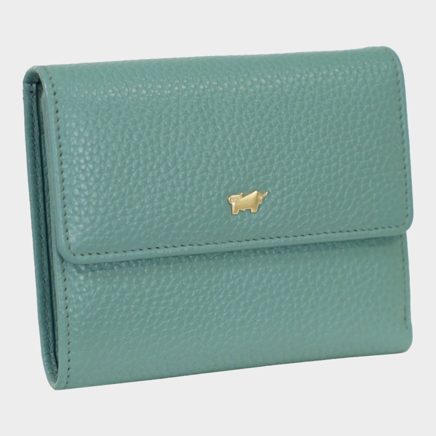 Schrägansicht ASTI Geldbörse M 8CS green mistle