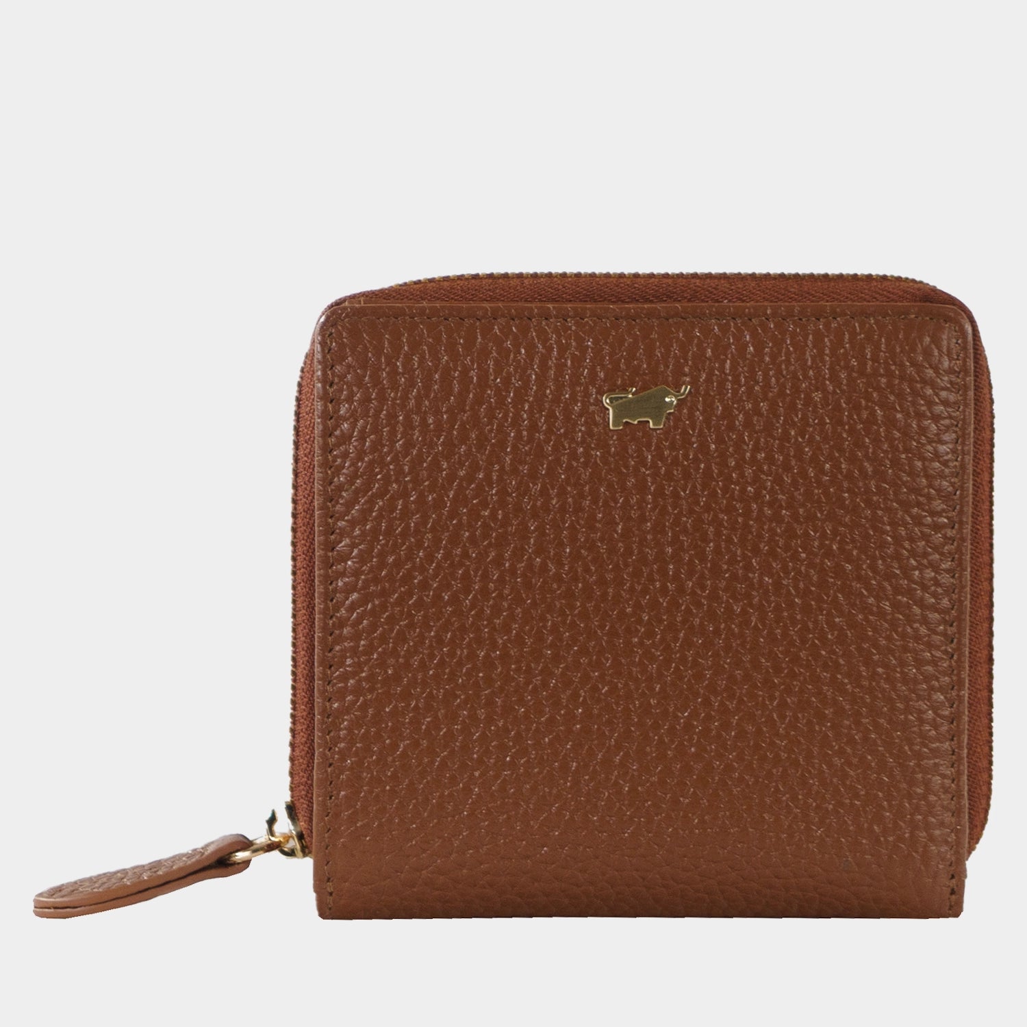 Frontansicht ASTI RV-Geldbörse S 6CS saddle brown