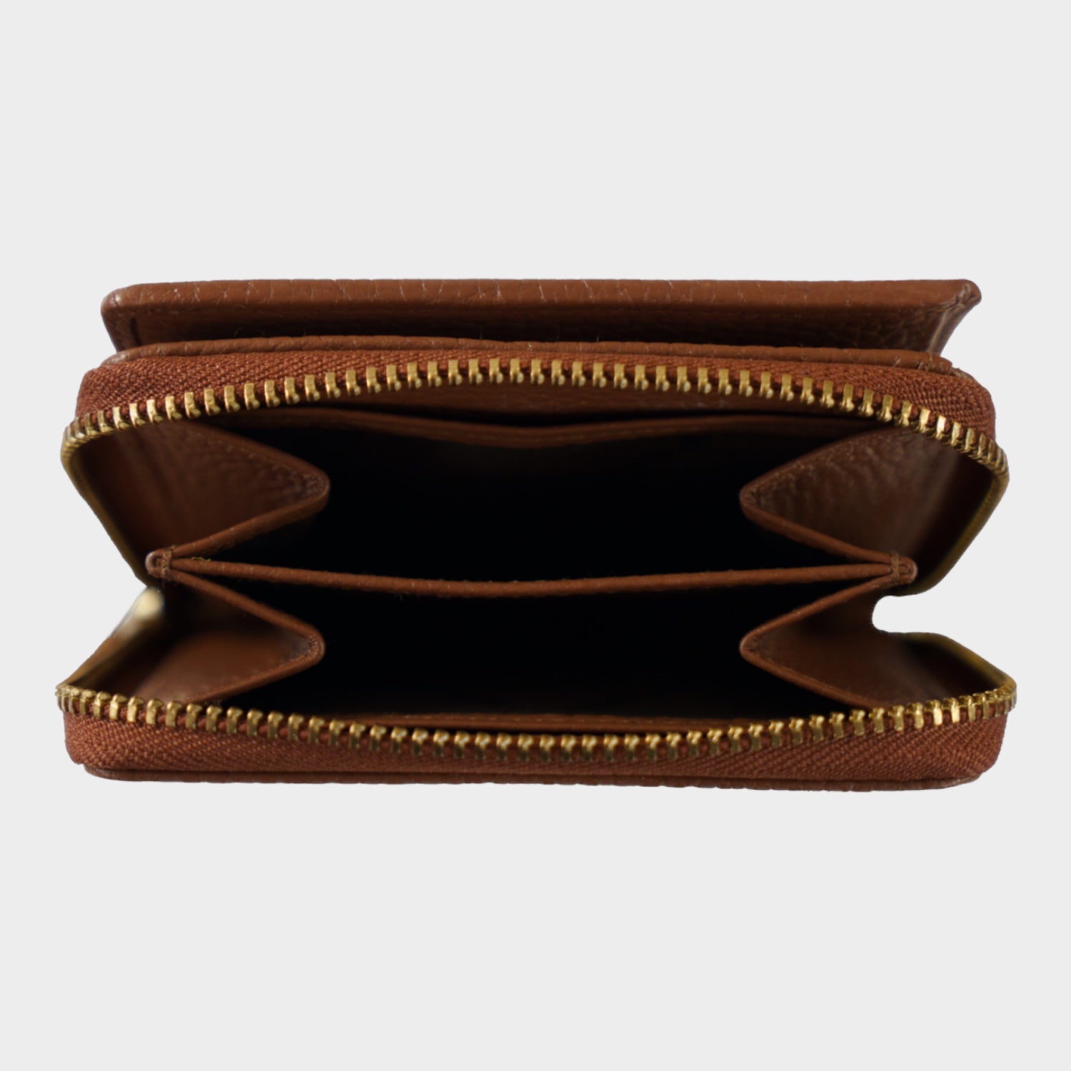 Innenansicht ASTI RV-Geldbörse S 6CS saddle brown