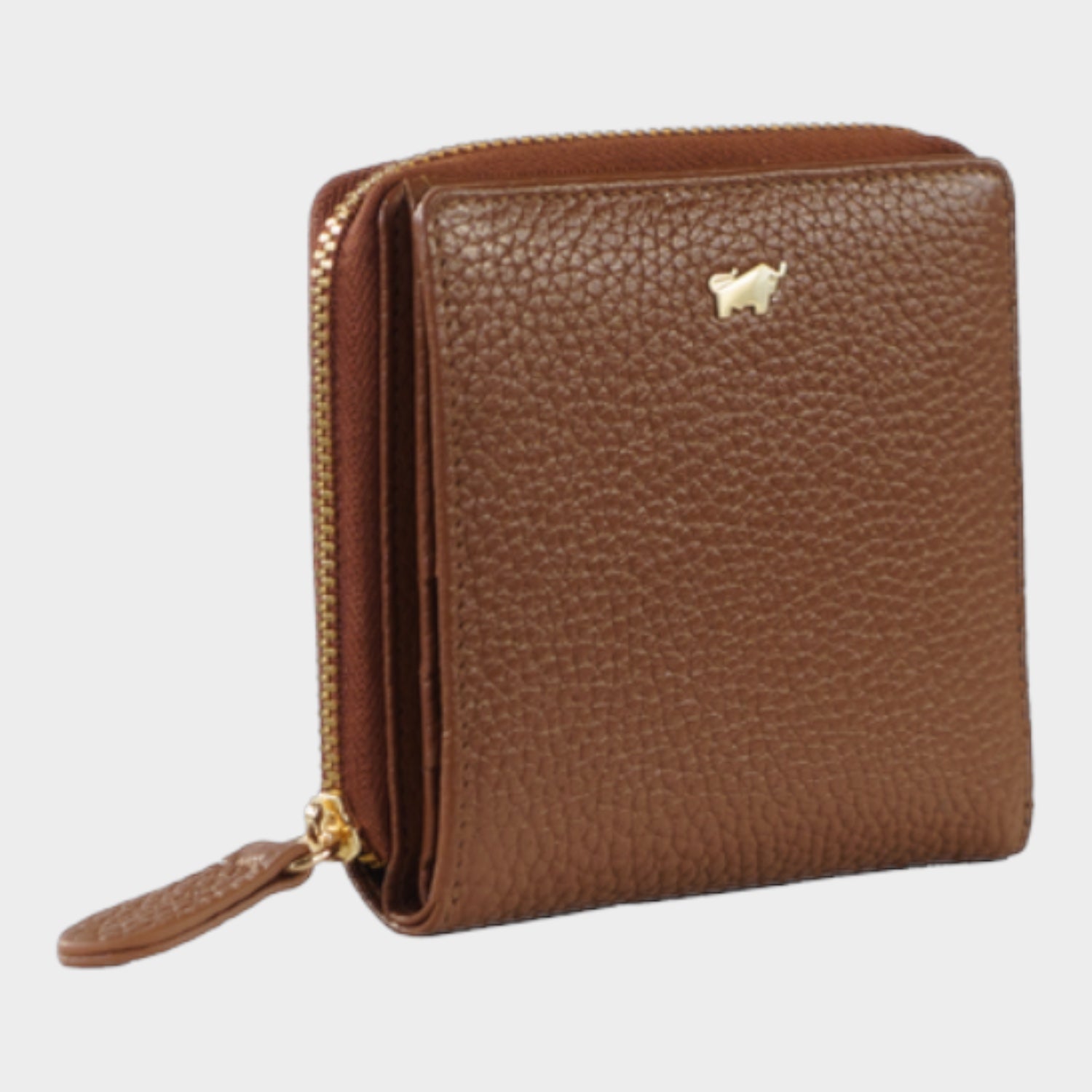 Schrägansicht ASTI RV-Geldbörse S 6CS saddle brown