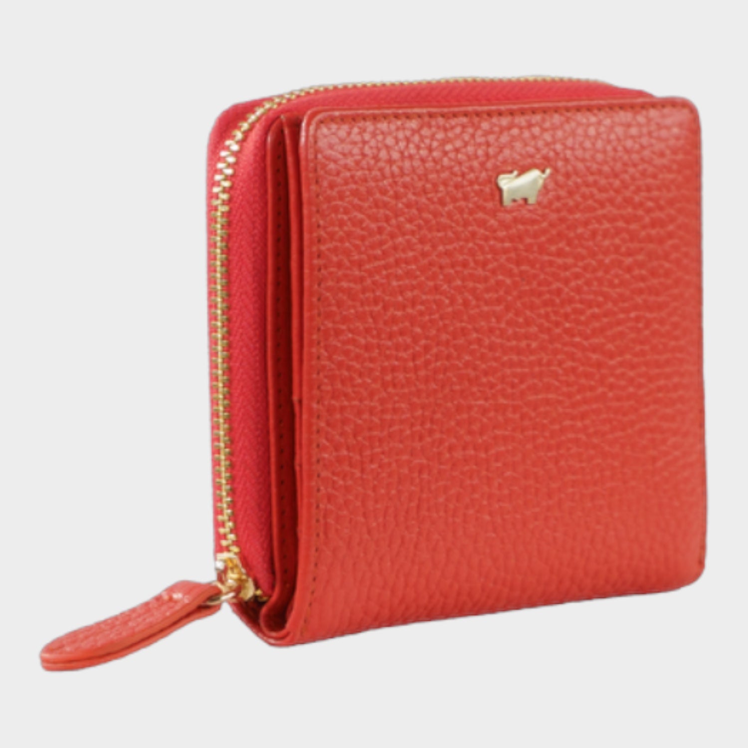 Schrägansicht ASTI RV-Geldbörse S 6CS rich red