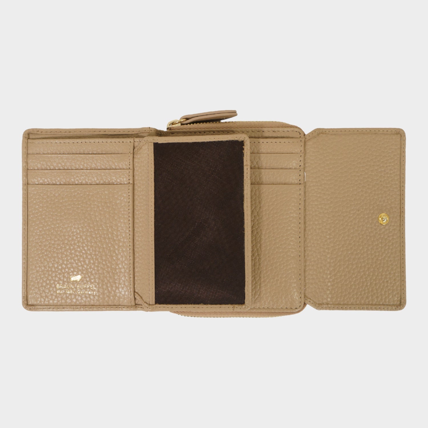 Innenansicht ASTI RV-Geldbörse M 8CS caramel