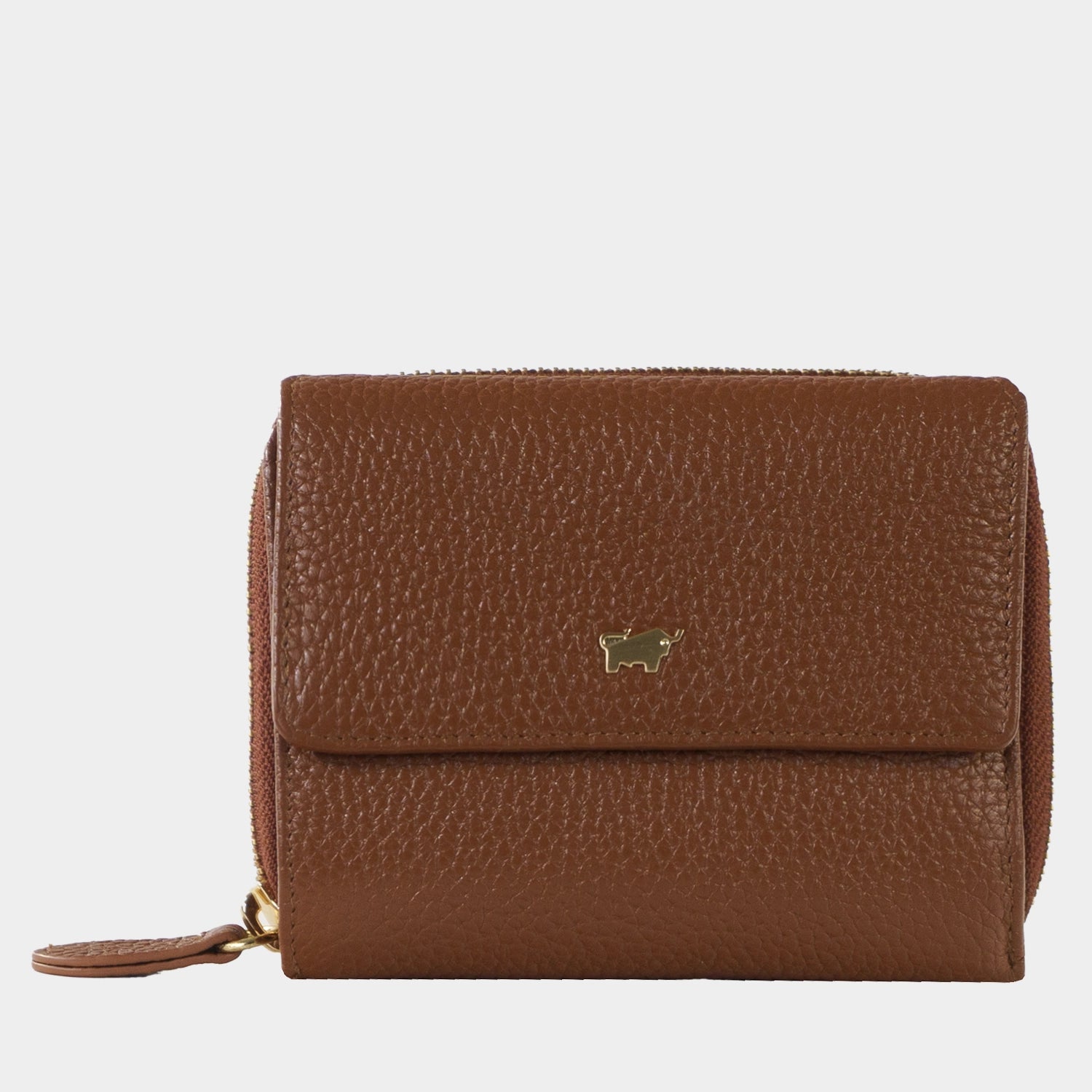 Frontansicht ASTI RV-Geldbörse M 8CS saddle brown
