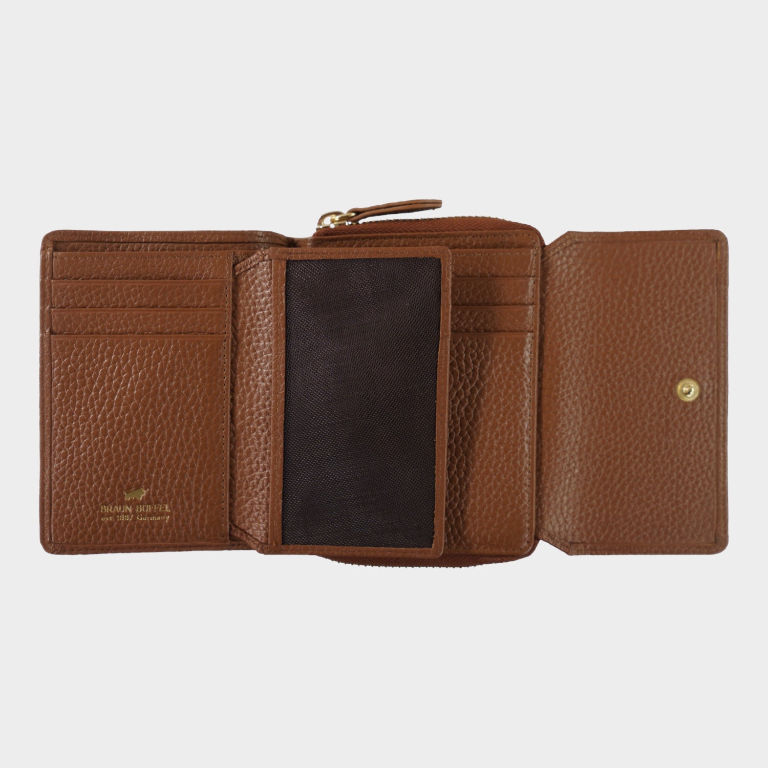 Innenansicht ASTI RV-Geldbörse M 8CS saddle brown