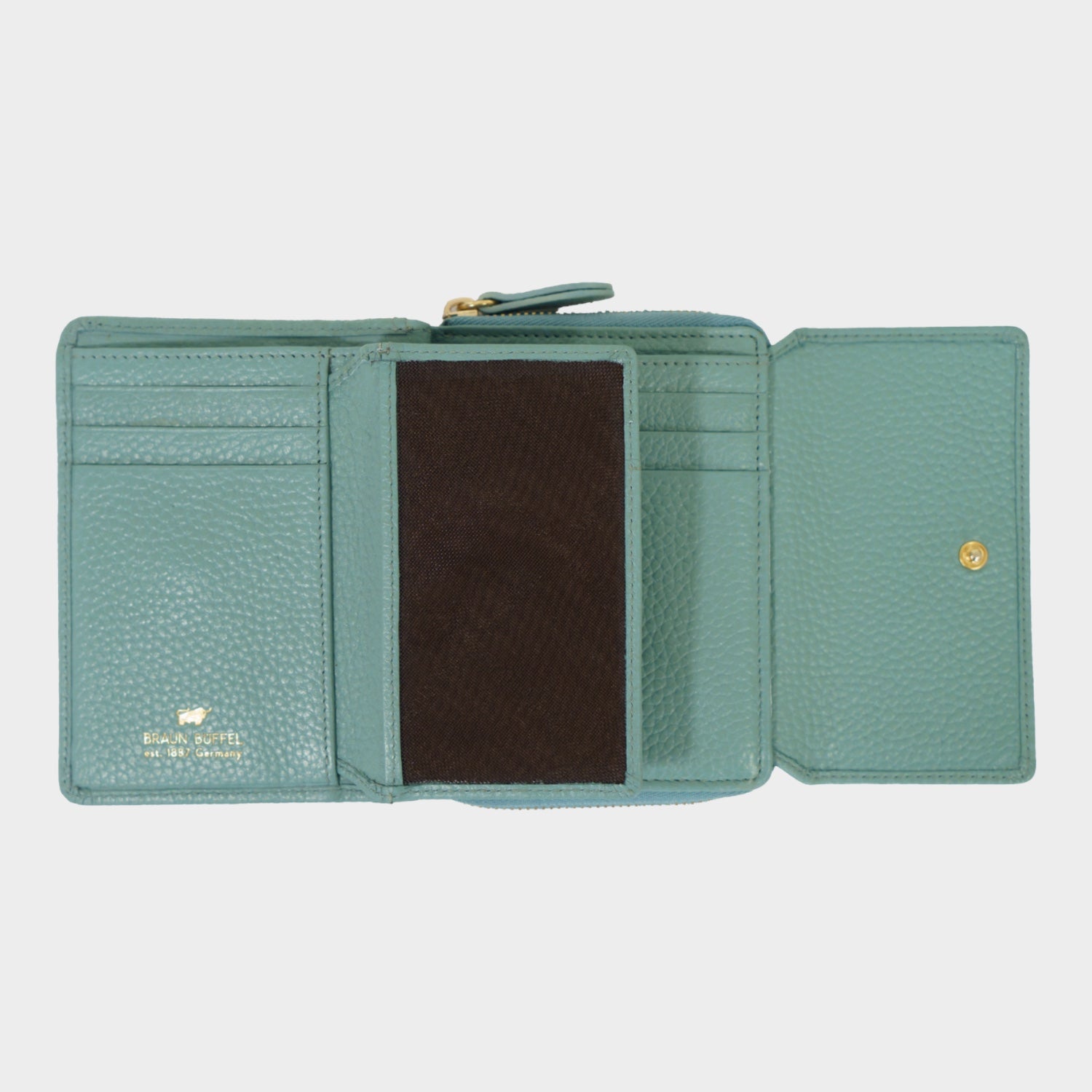 Innenansicht ASTI RV-Geldbörse M 8CS green mistle