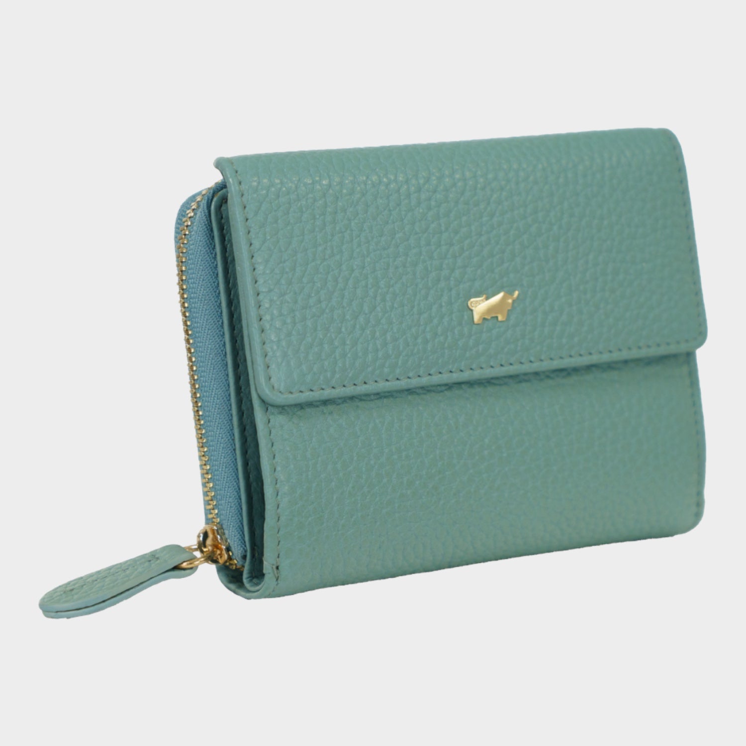 Schrägansicht ASTI RV-Geldbörse M 8CS green mistle