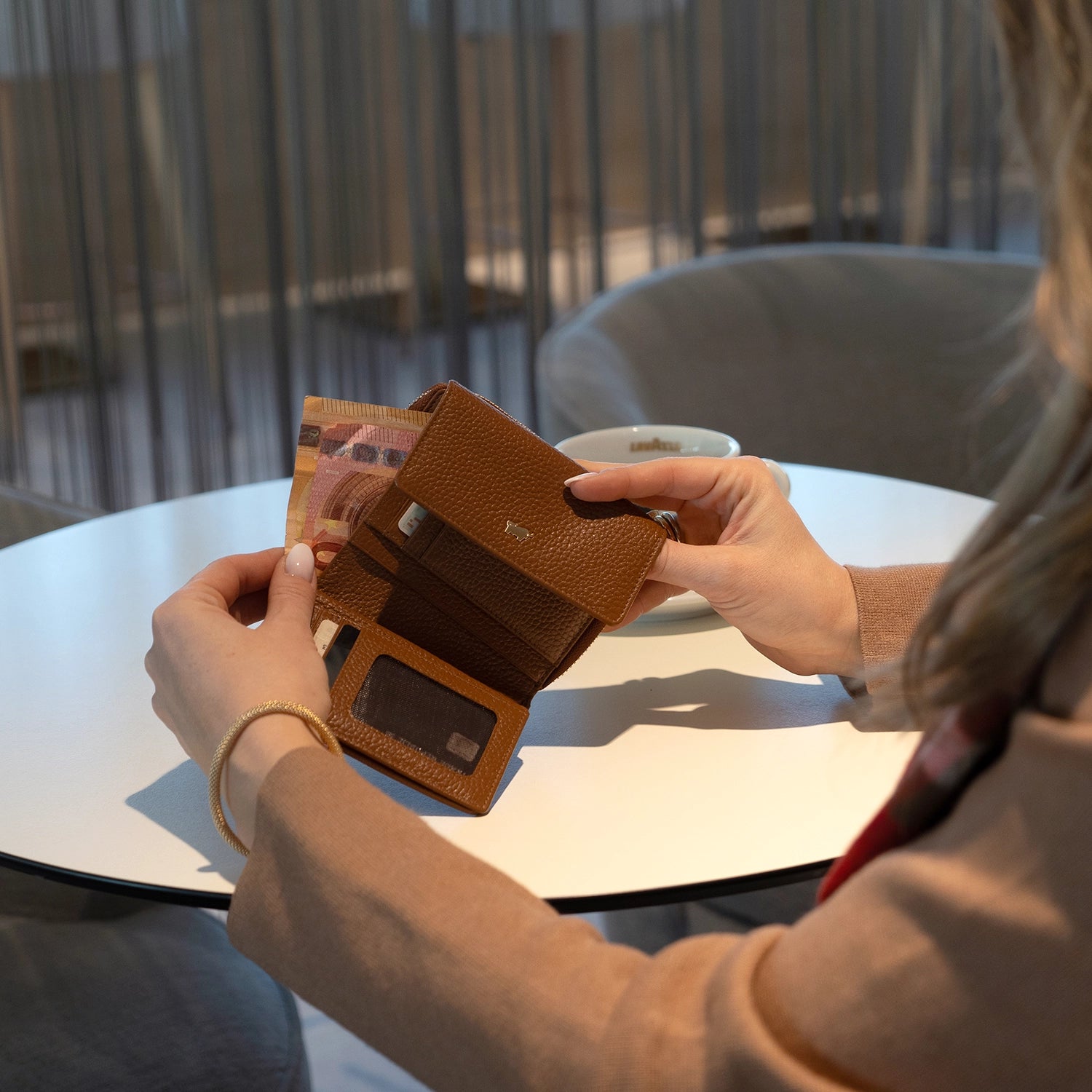 Keyfeature ASTI RV-Geldbörse M 8CS rich red