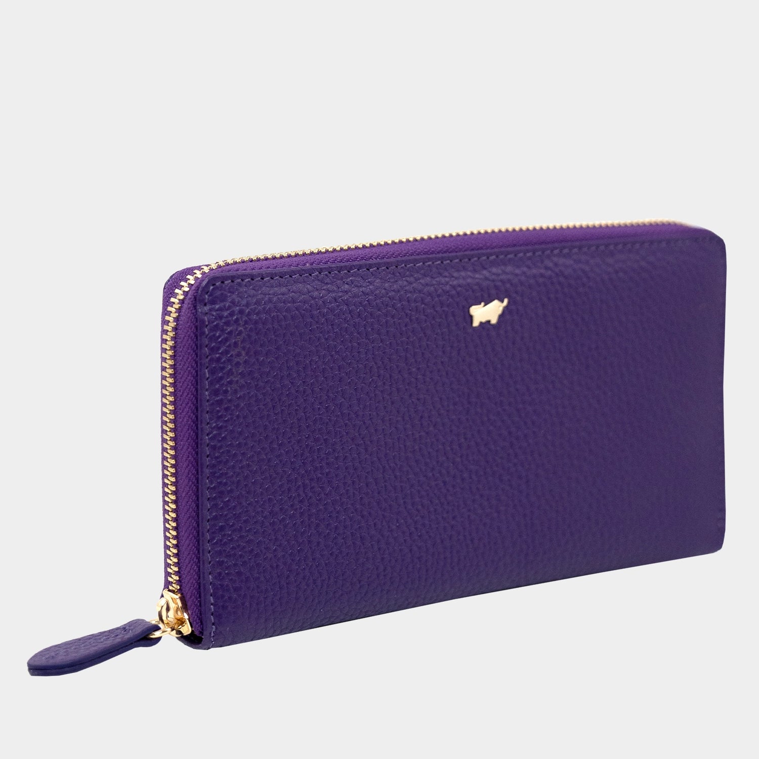 Schrägansicht ASTI RV-Geldbörse 18CS dark violet