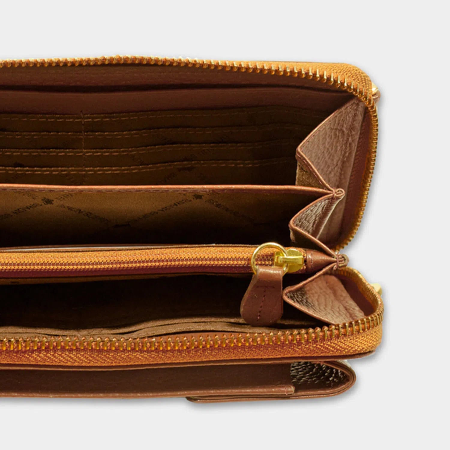 ASTI RV-Geldbörse mit Handyfach cognac