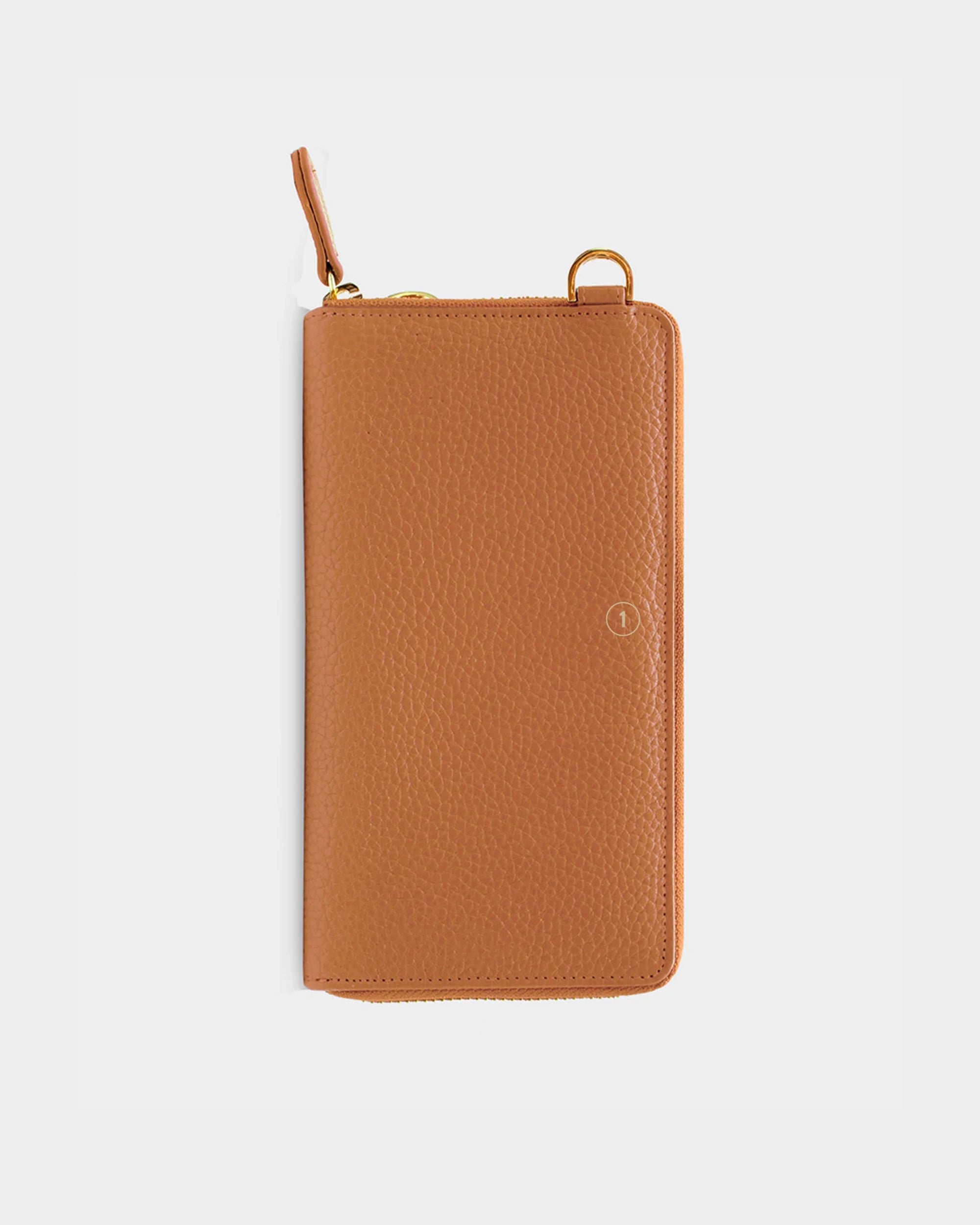 ASTI RV-Geldbörse mit Handyfach cognac