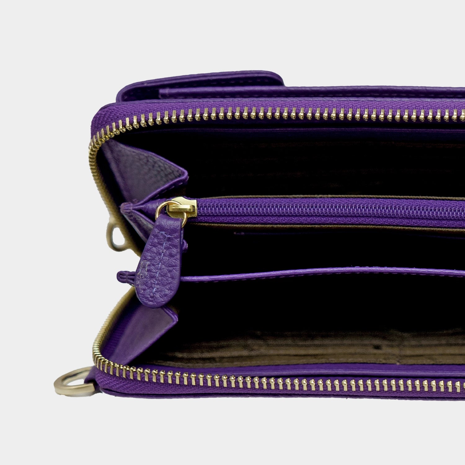 Keyfeature-2 ASTI RV-Geldbörse mit Handyfach dark violet