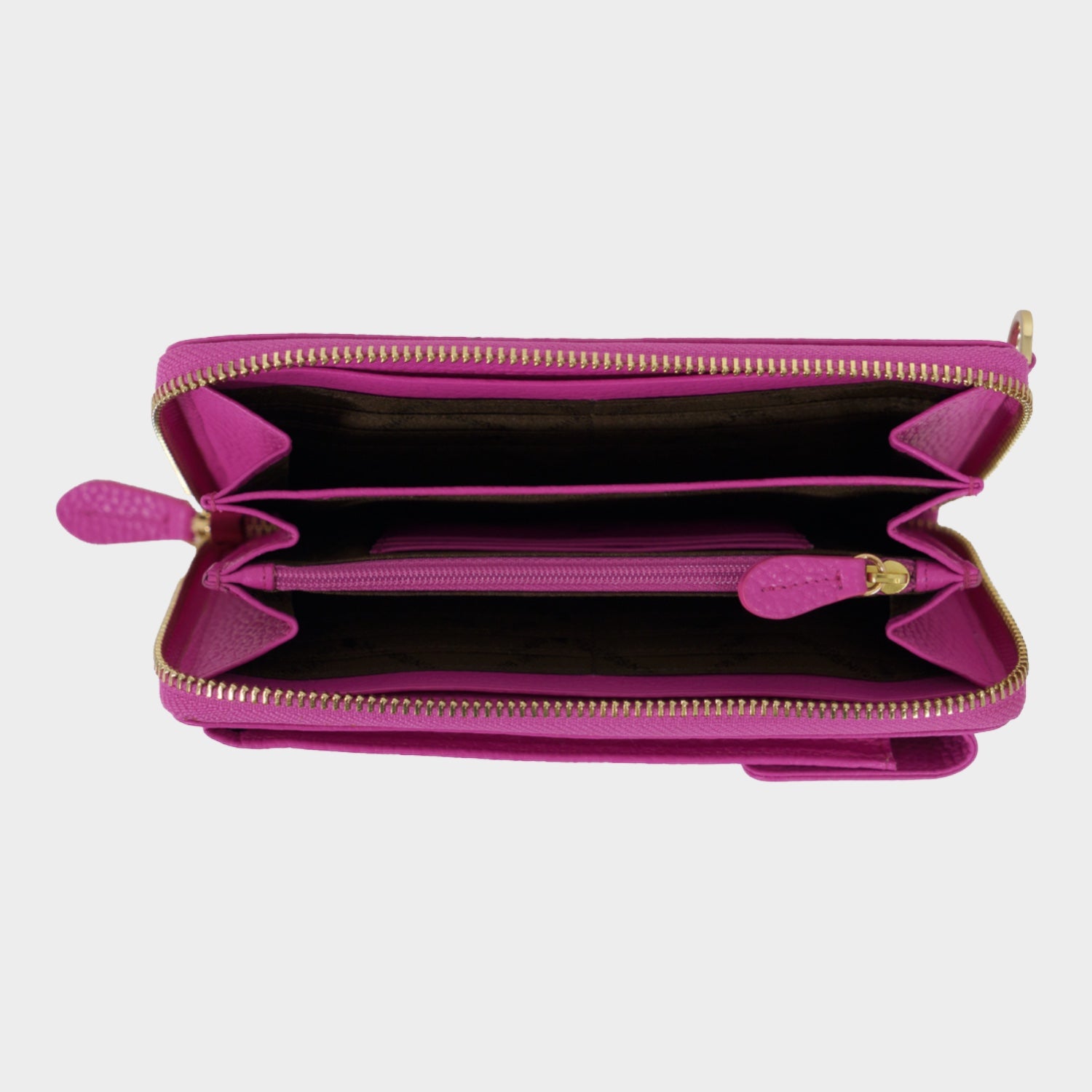 Innenansicht ASTI RV-Geldbörse mit Handyfach 18CS fuchsia
