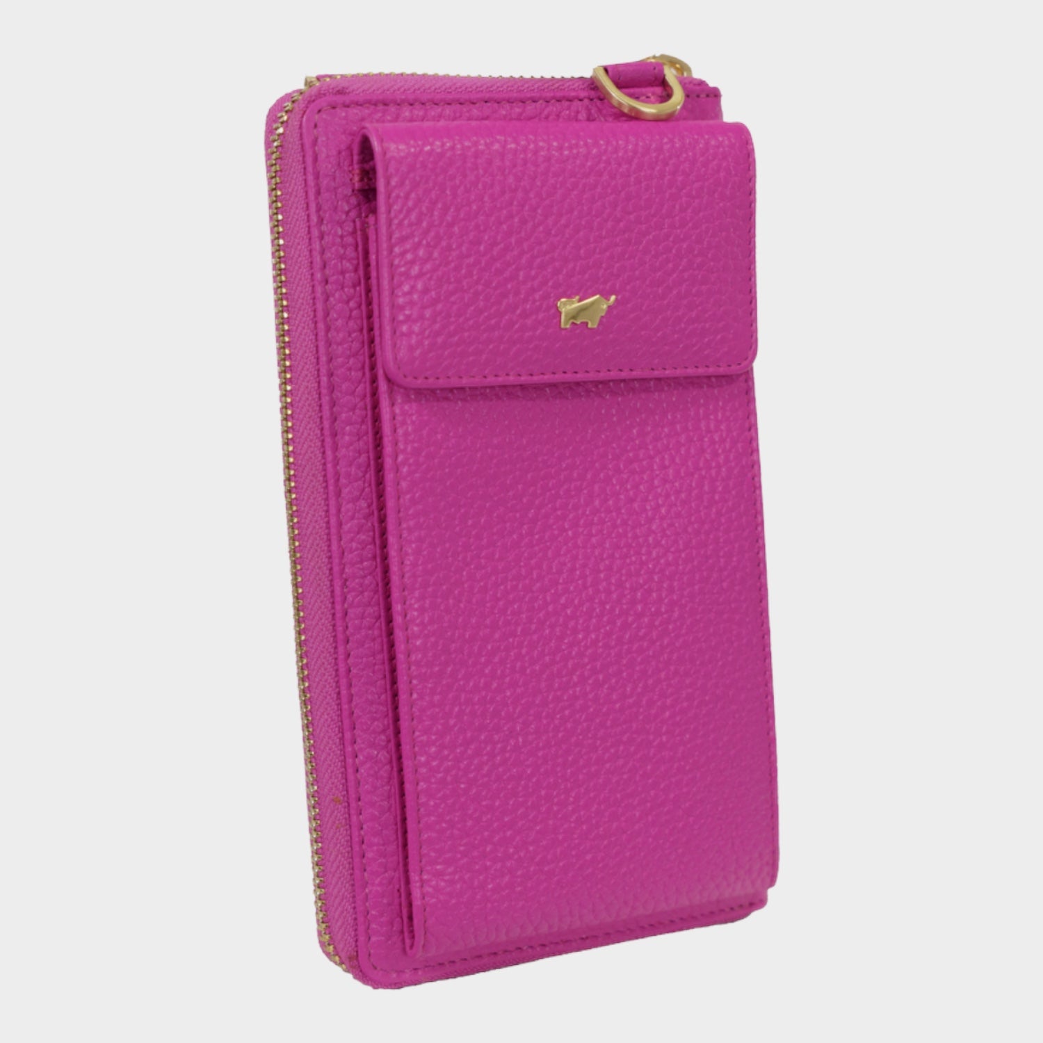 Schrägansicht ASTI RV-Geldbörse mit Handyfach 18CS fuchsia