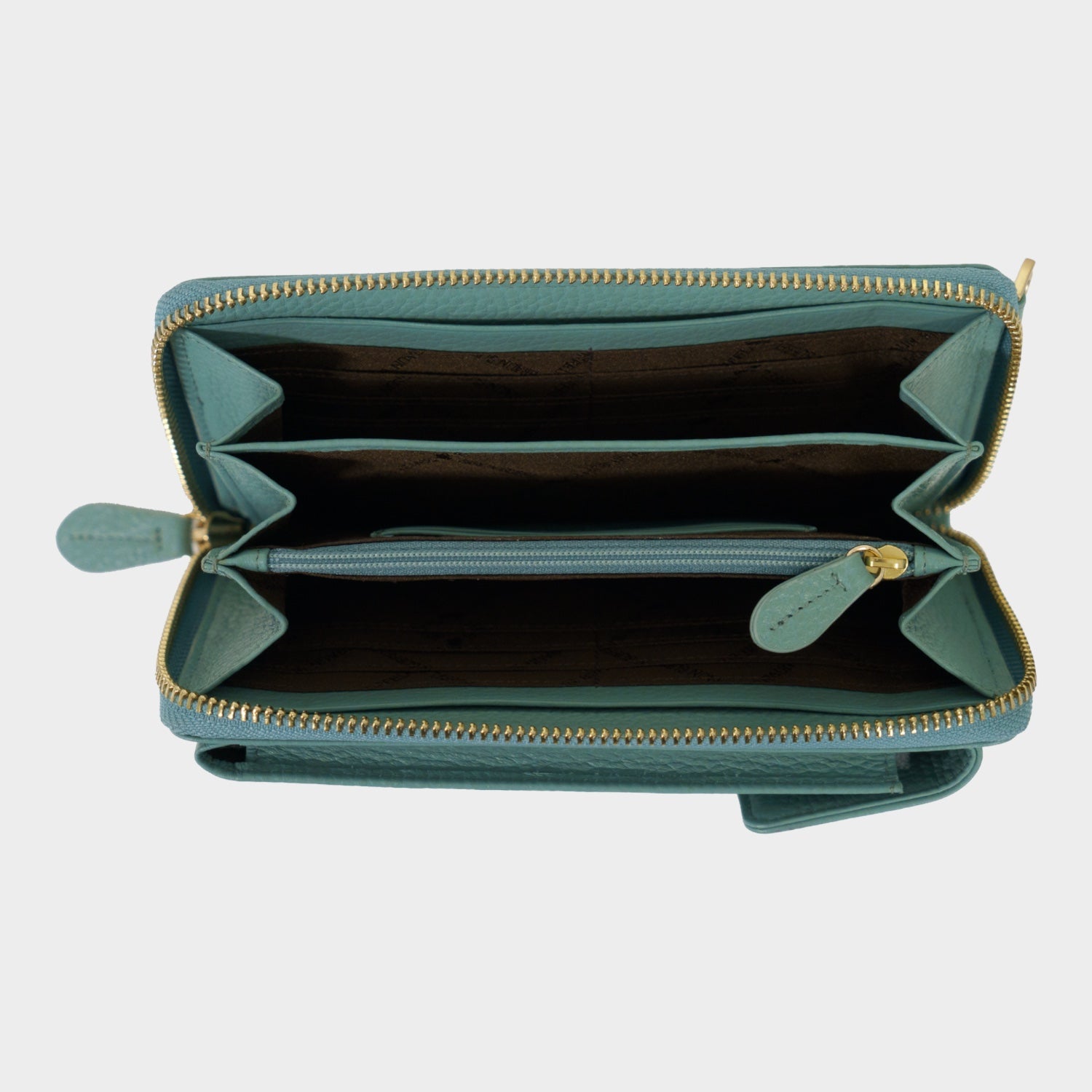 Innenansicht ASTI RV-Geldbörse mit Handyfach 18CS green mistle