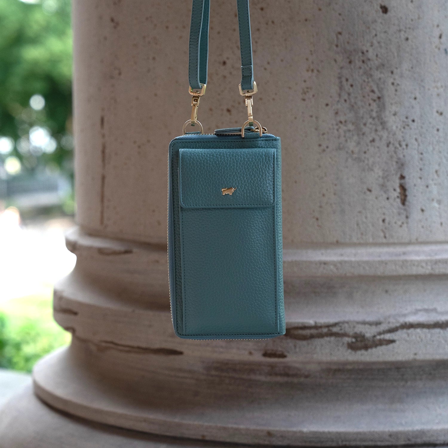 Keyfeature ASTI RV-Geldbörse mit Handyfach 18CS green mistle