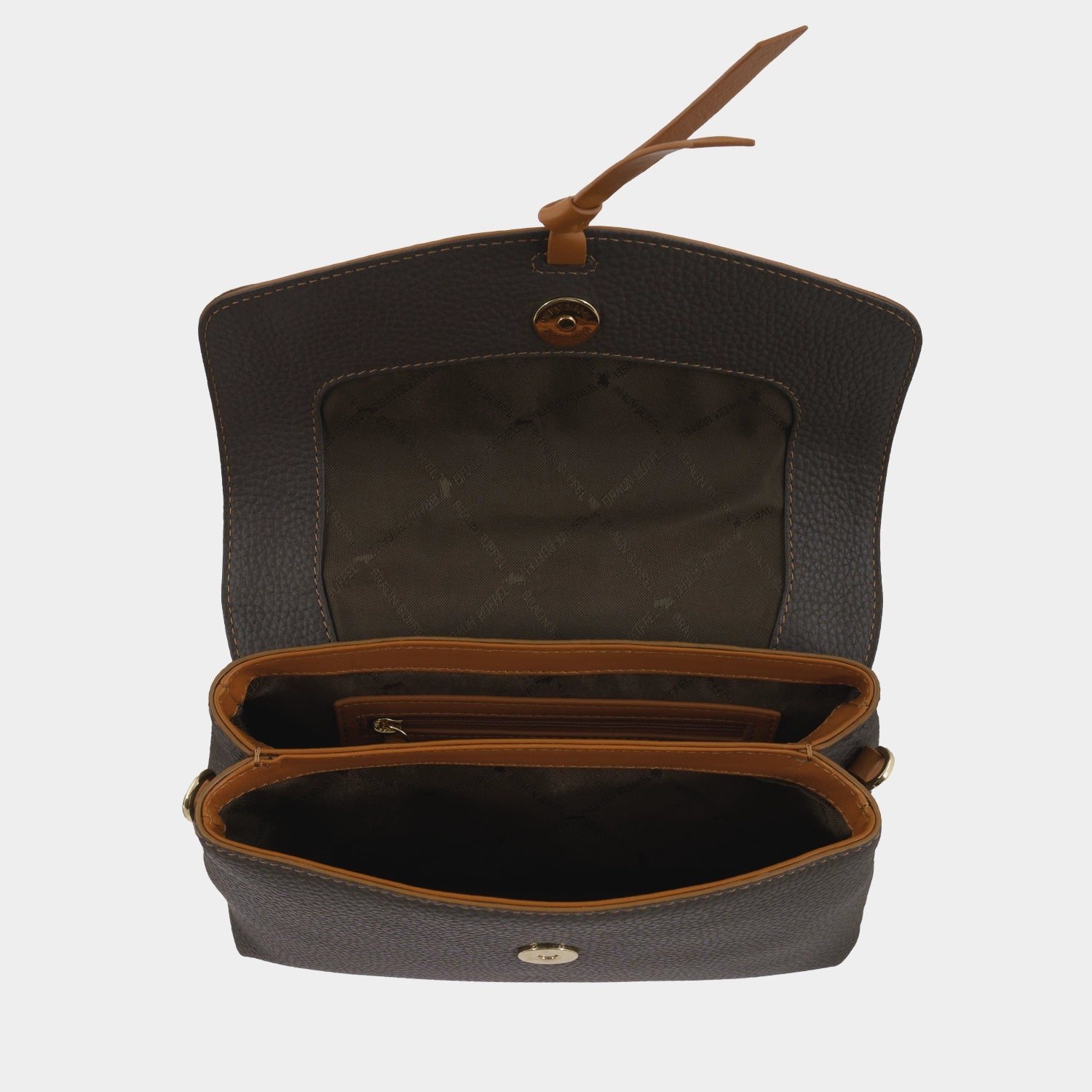 Innenansicht ELIN Umhängetasche S cedar brown