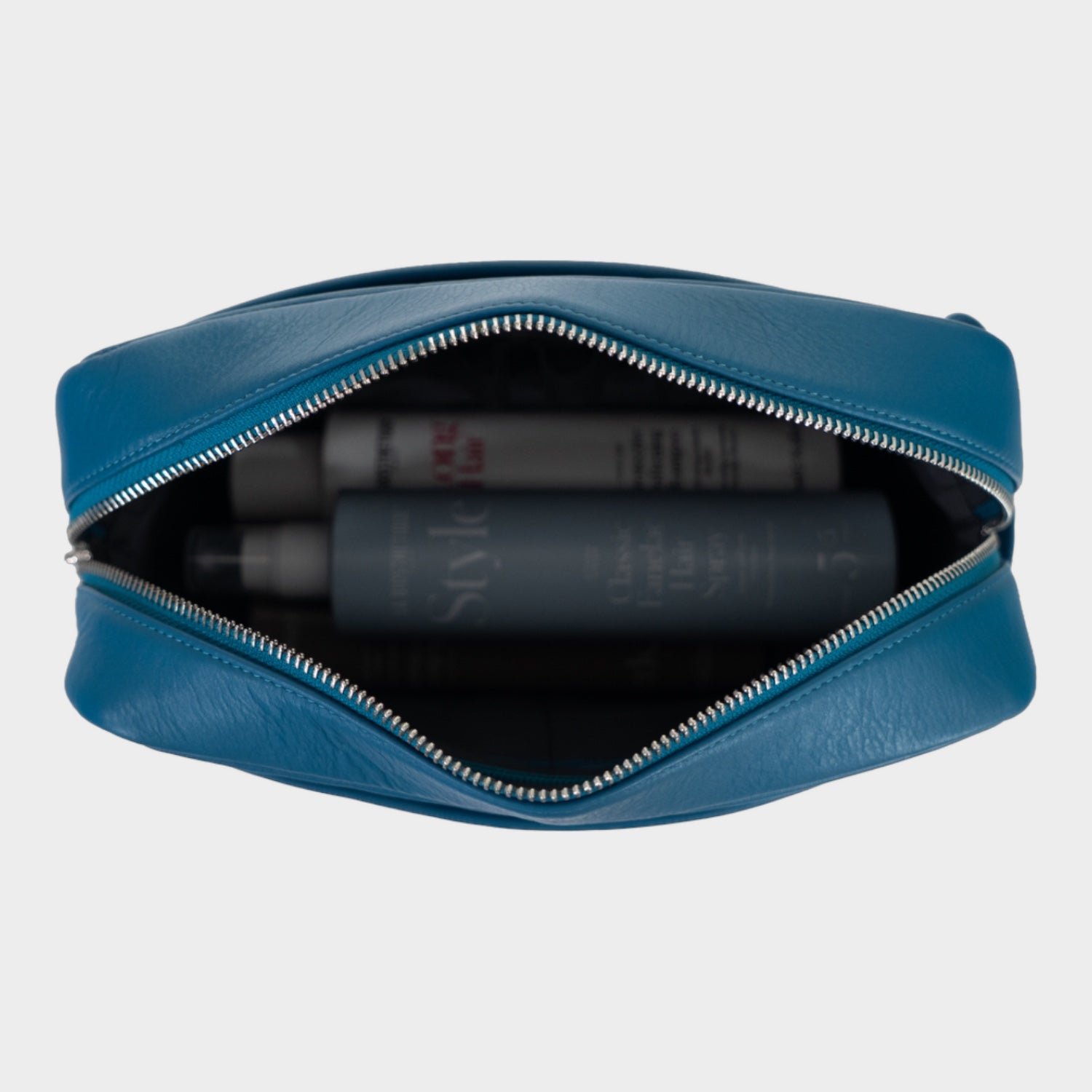 Kulturbeutel türkis-blau