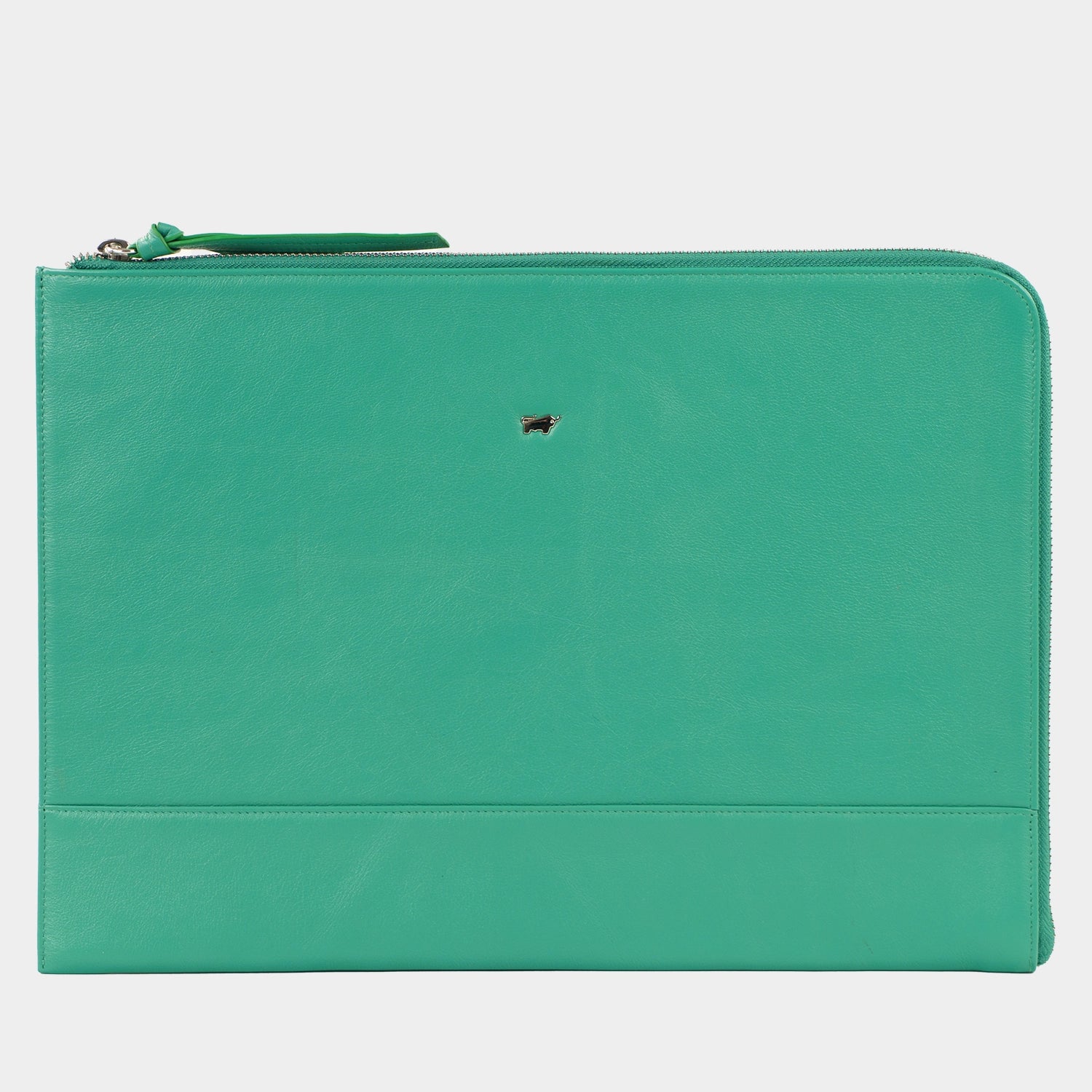 Frontansicht Laptophülle emerald