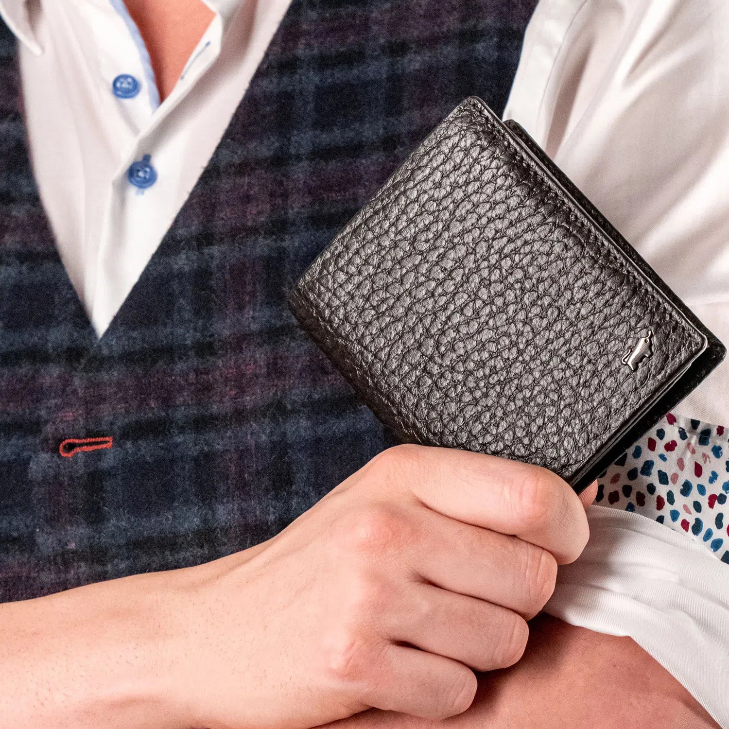YANNIK RFID Geldbörse H 8CS d.braun