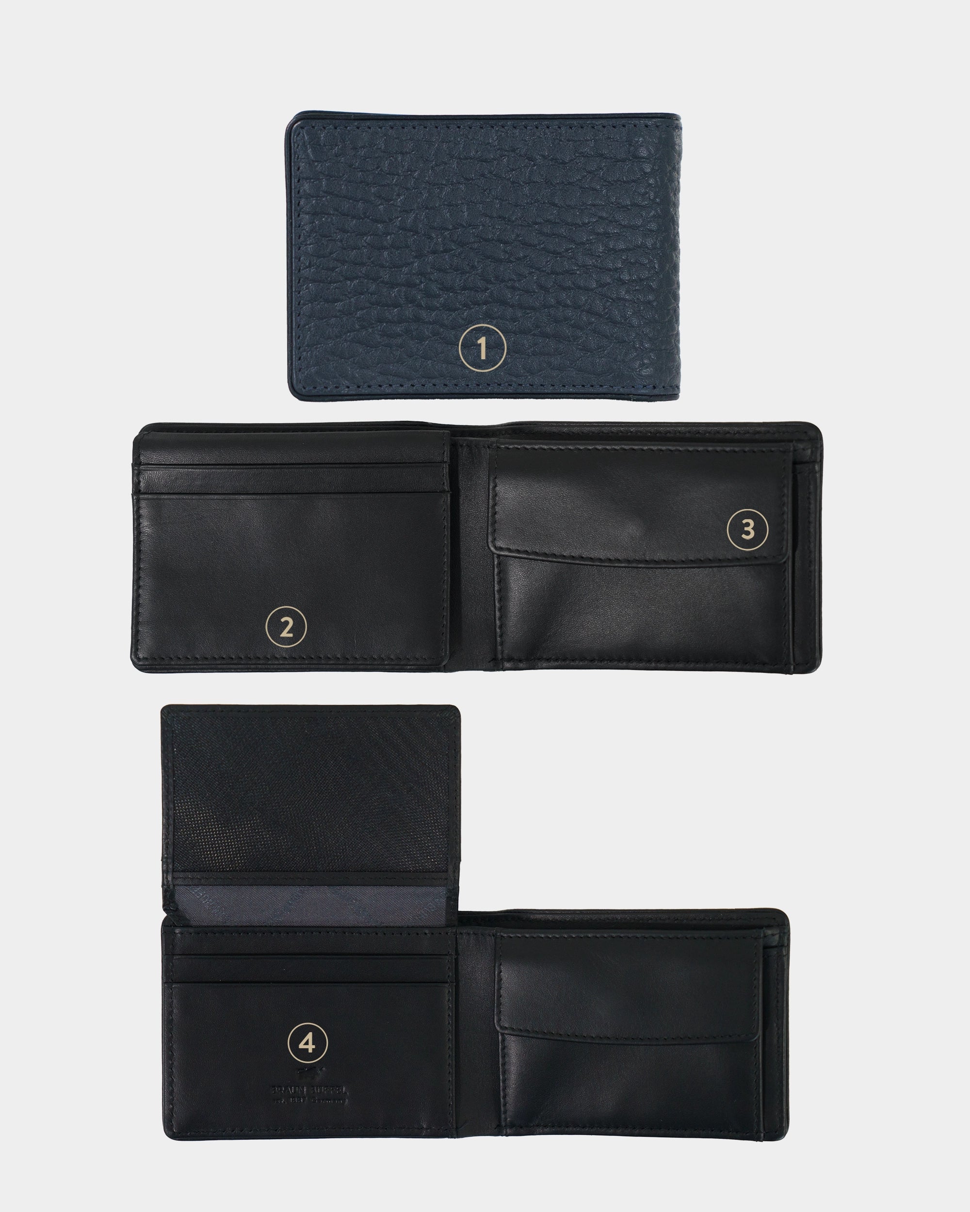 BEN Geldbörse S 4CS navy/black