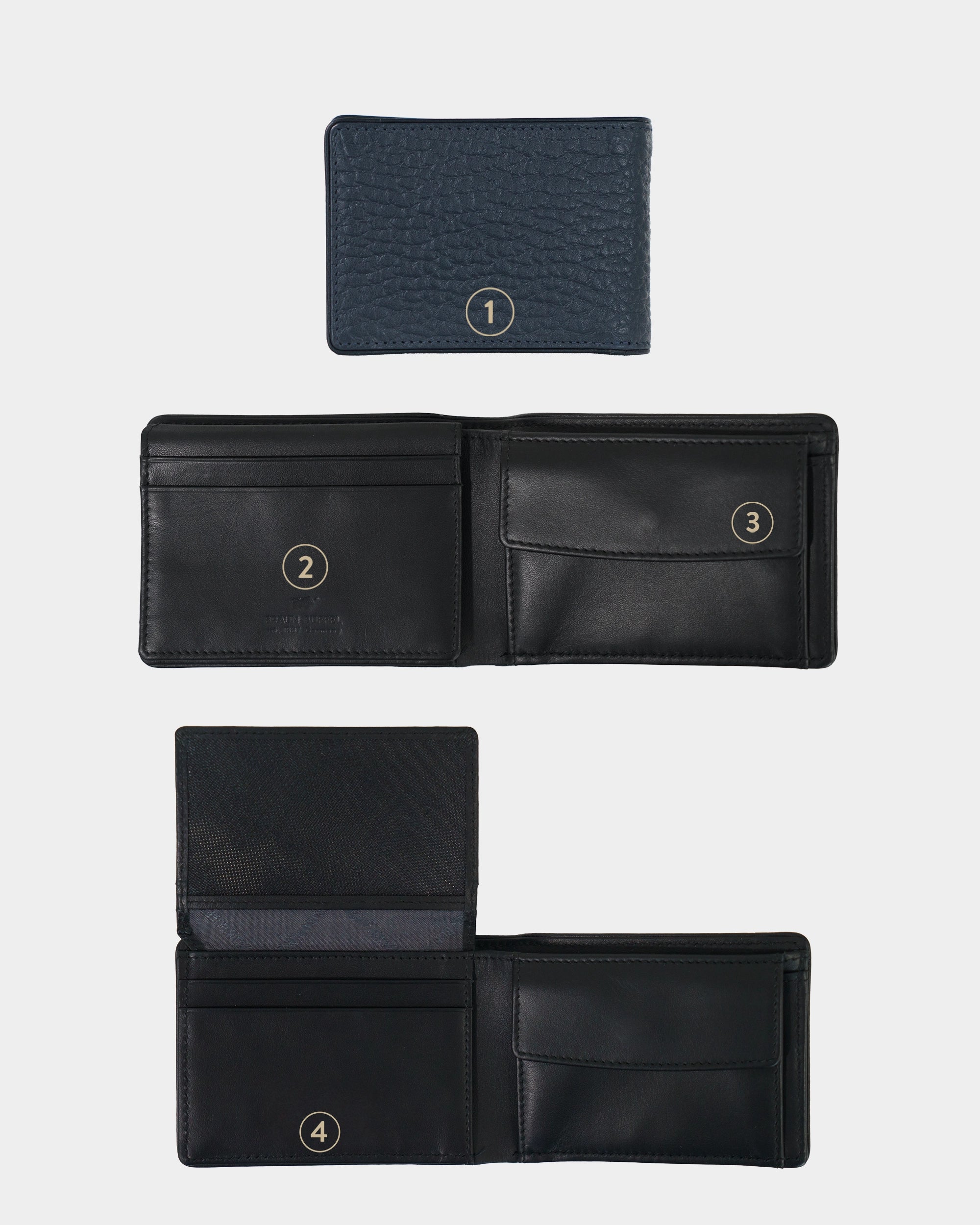 Personalisierung BEN Geldbörse S 4CS navy/black