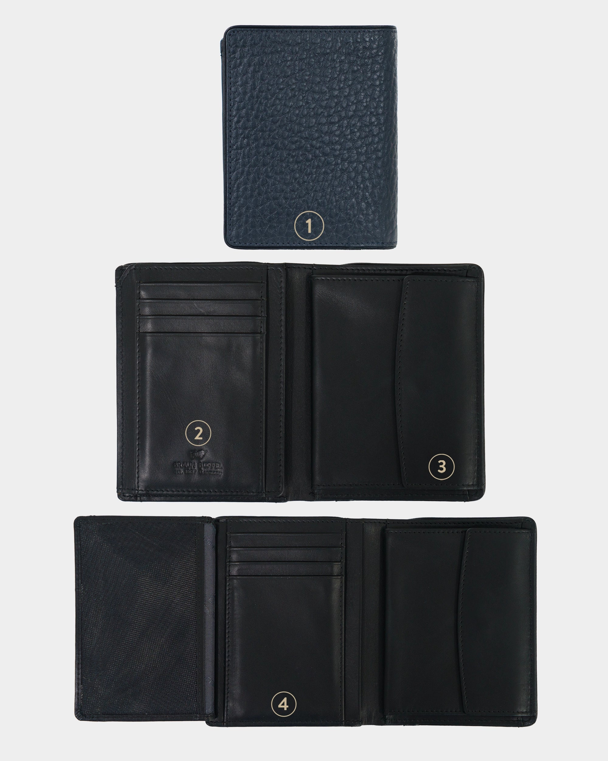 BEN Geldbörse H 8CS navy/black