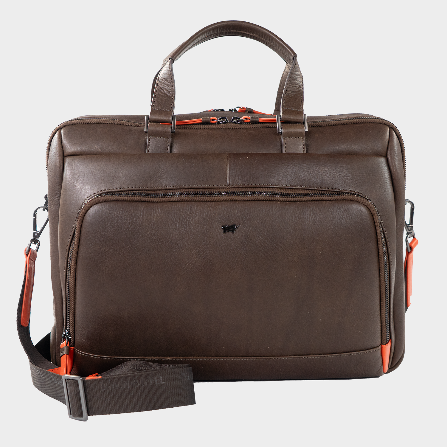 『TEN BUFFA SHT BROWN M』 TOBI business bag M brown | BRAUN BÜFFEL