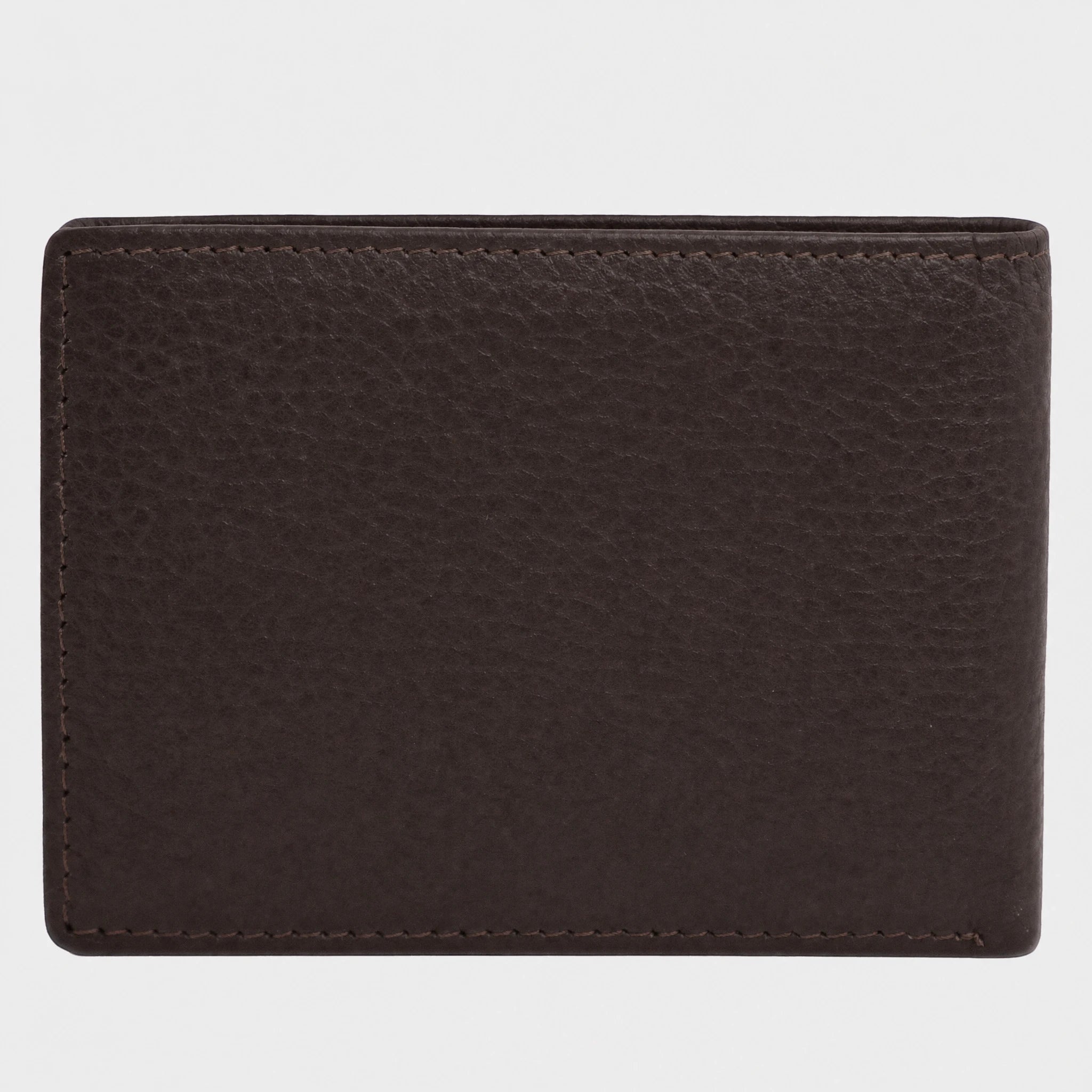 Rückansicht THEO RFID Geldbörse 6CS braun