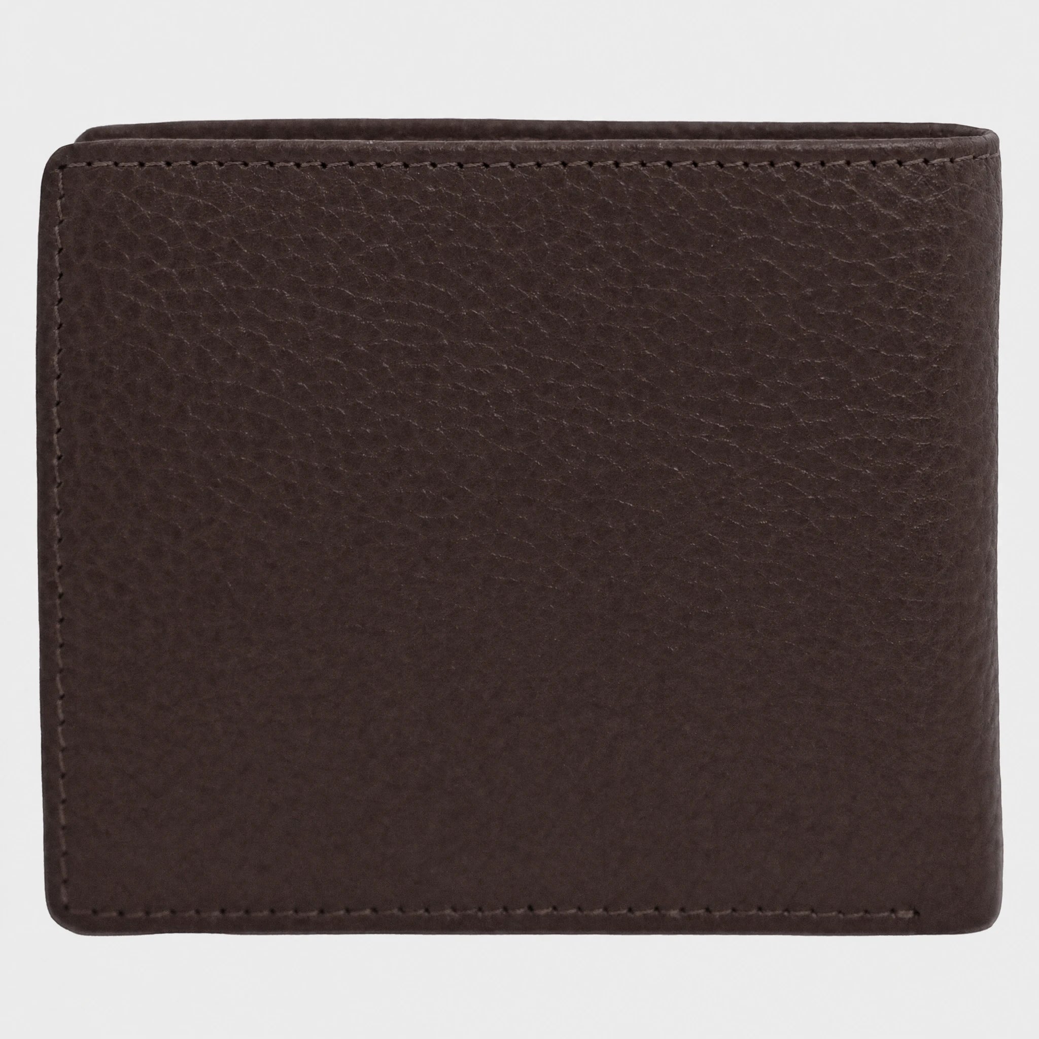 Rückansicht THEO RFID Geldbörse 4+4CS braun