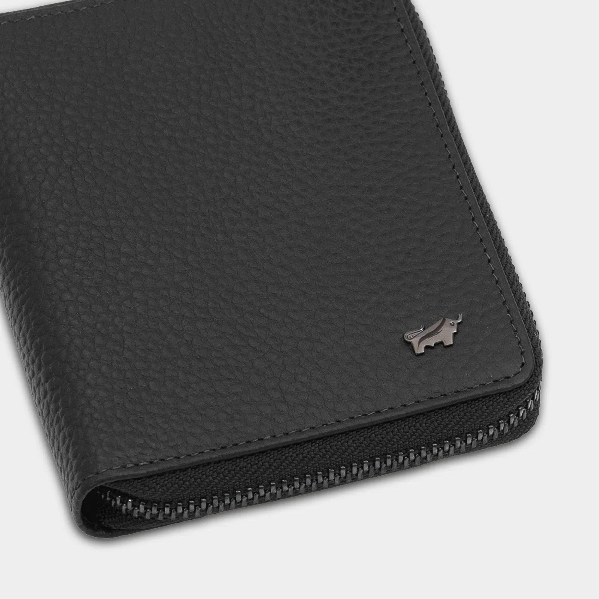 Keyfeature-2 THEO RFID RV-Geldbörse H 8CS schwarz