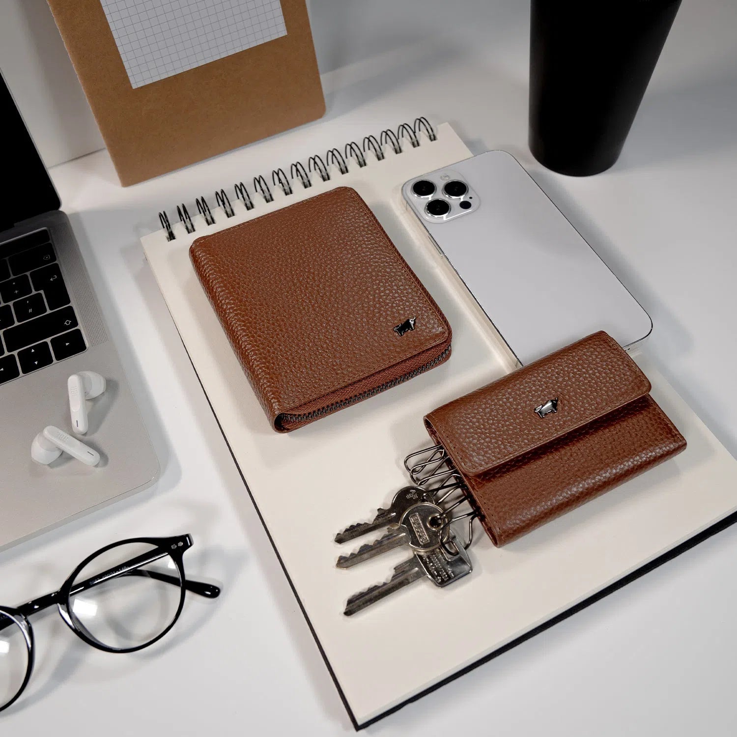 THEO RFID Brieftasche 14CS nut