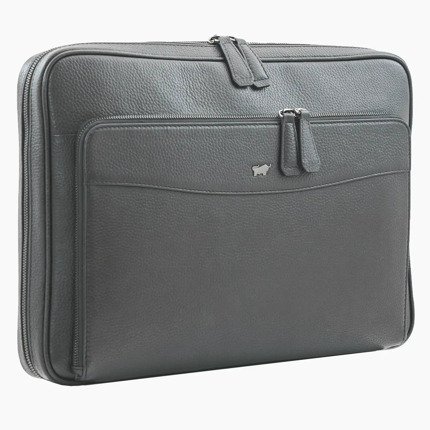 Schrägansicht THEO Meeting Mappe dark grey